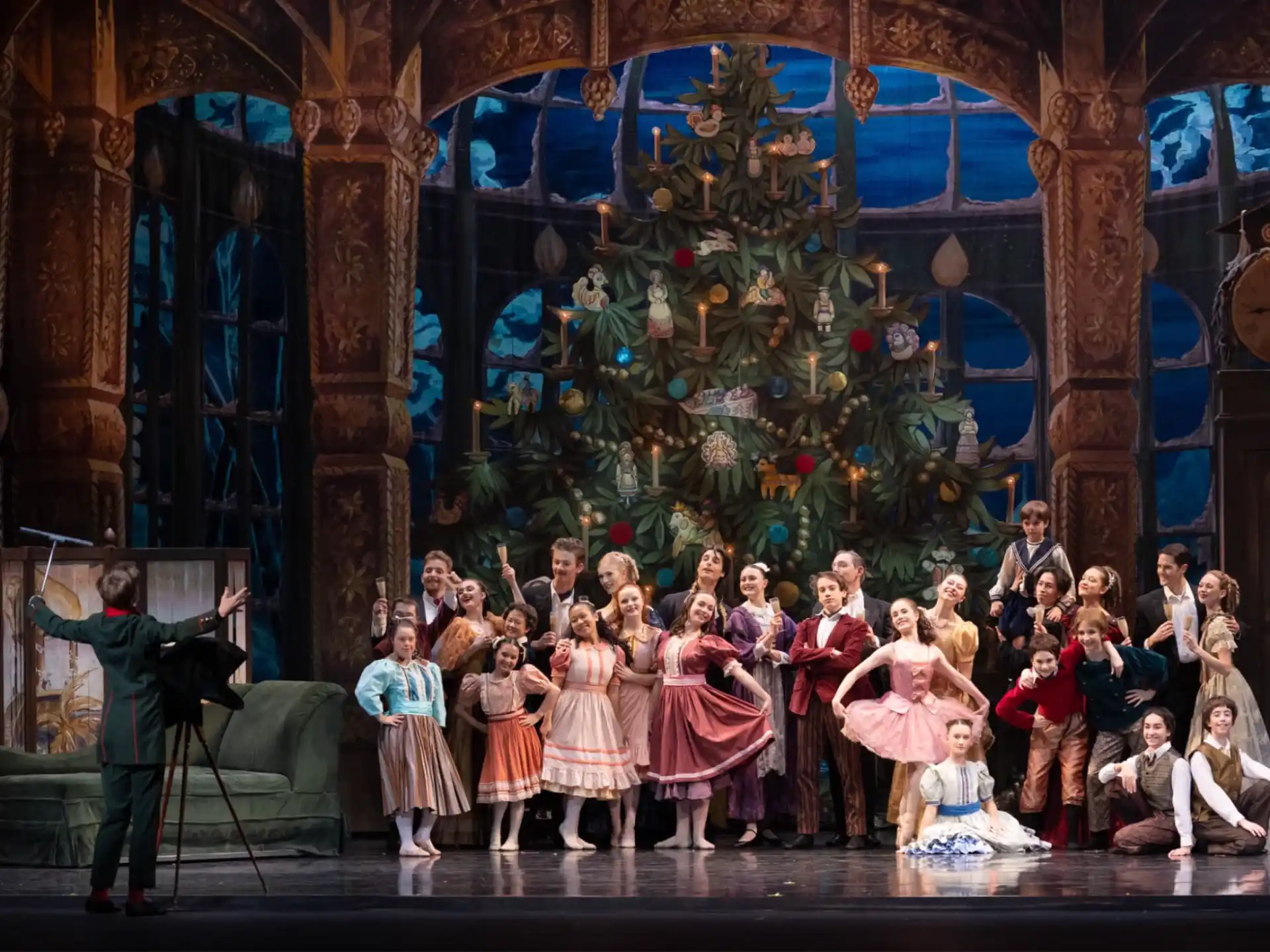 a group of children on a stage