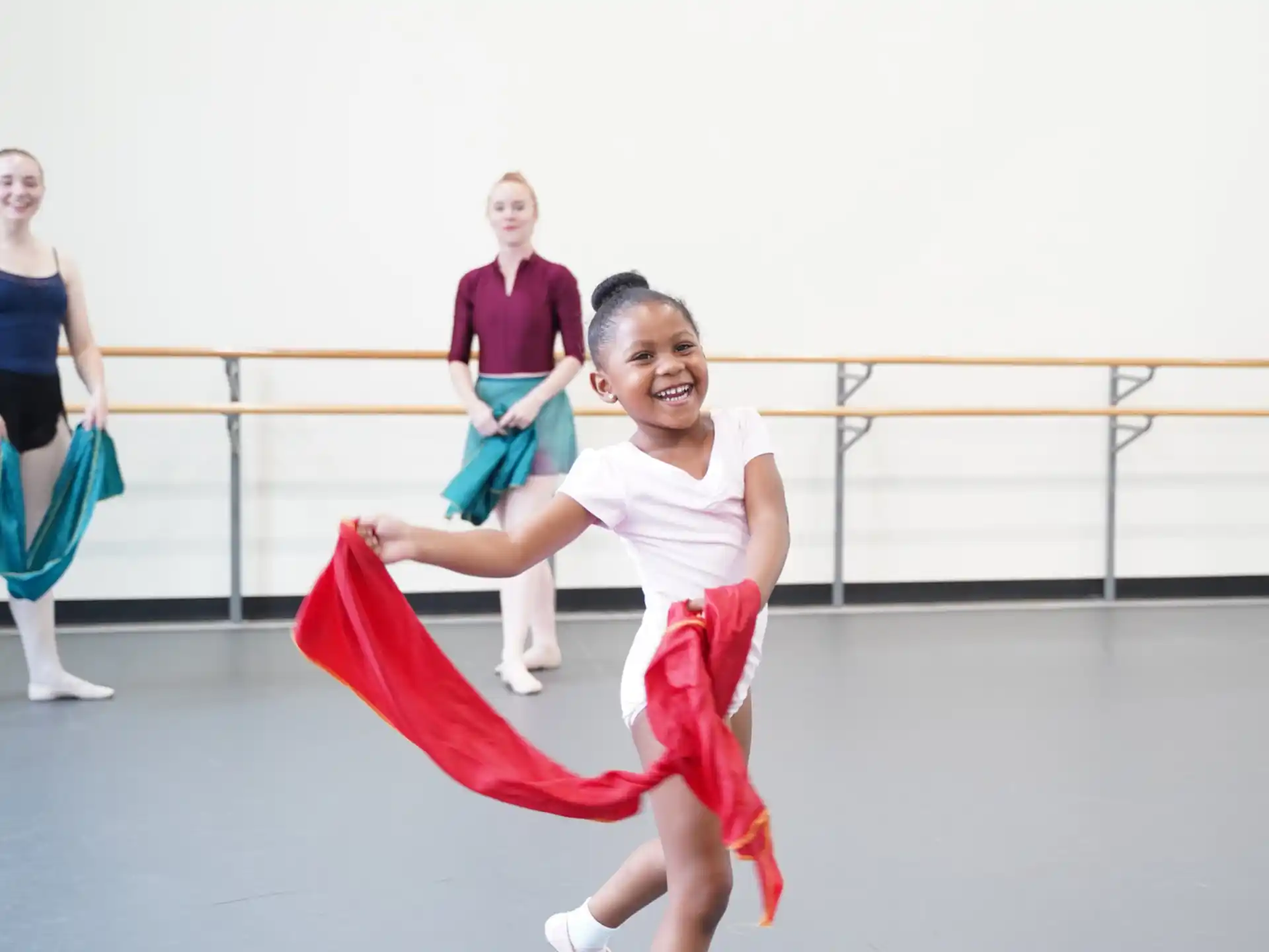 a girl in a karate uniform