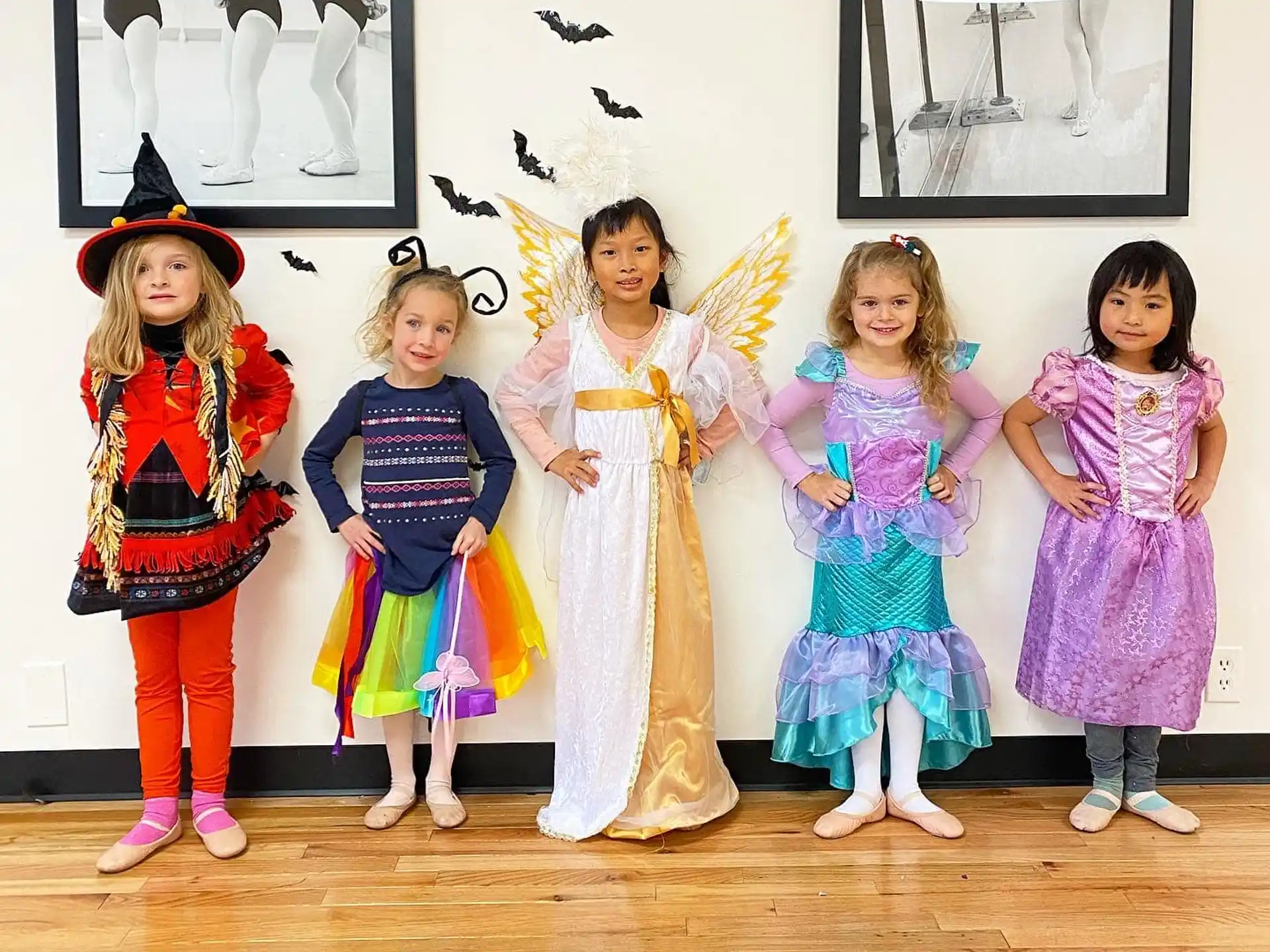 a group of children in clothing