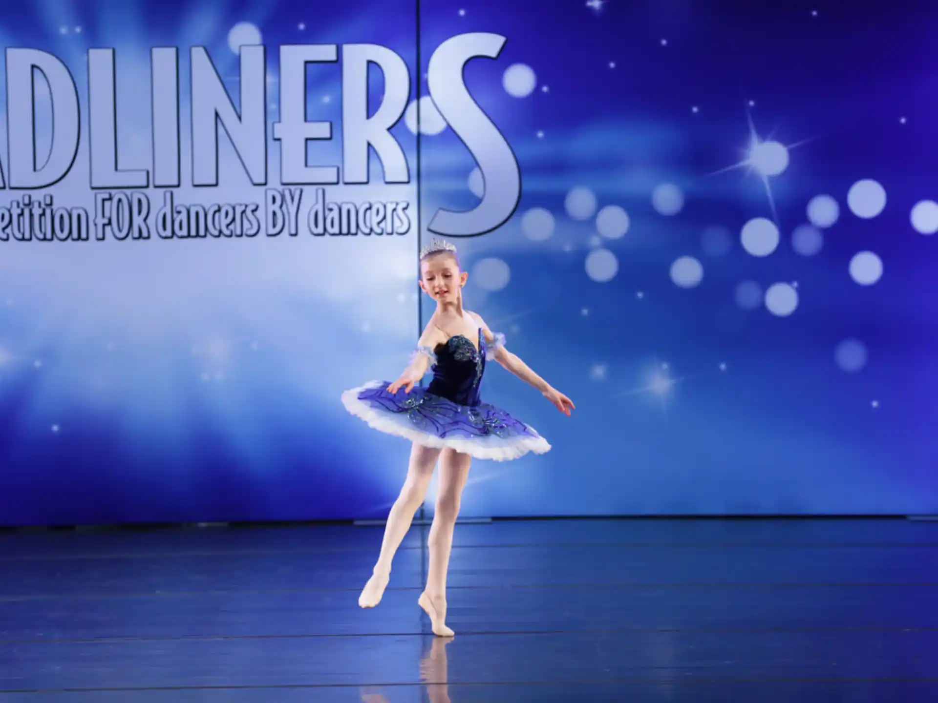 a person dancing on a stage