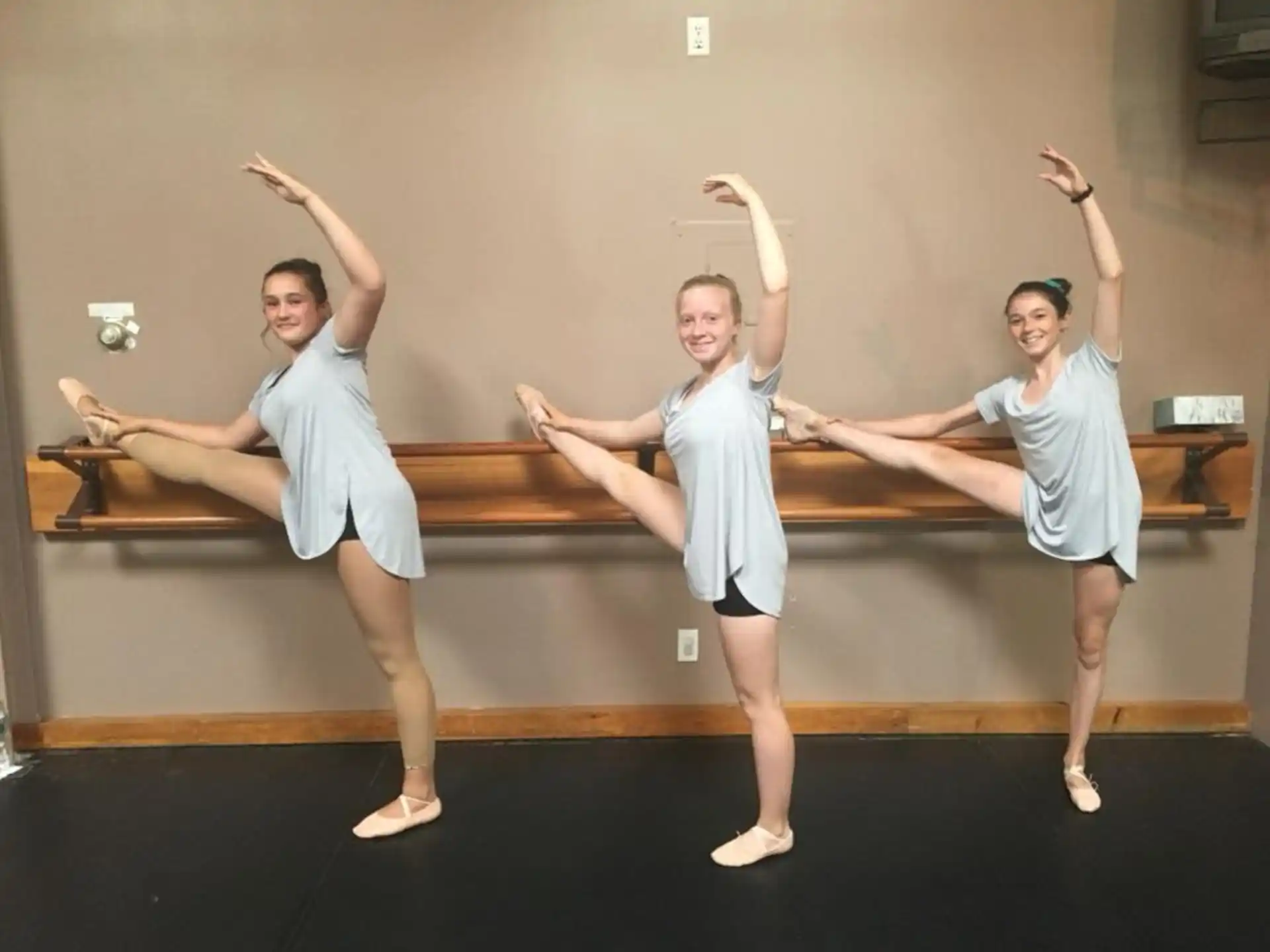 a group of women dancing