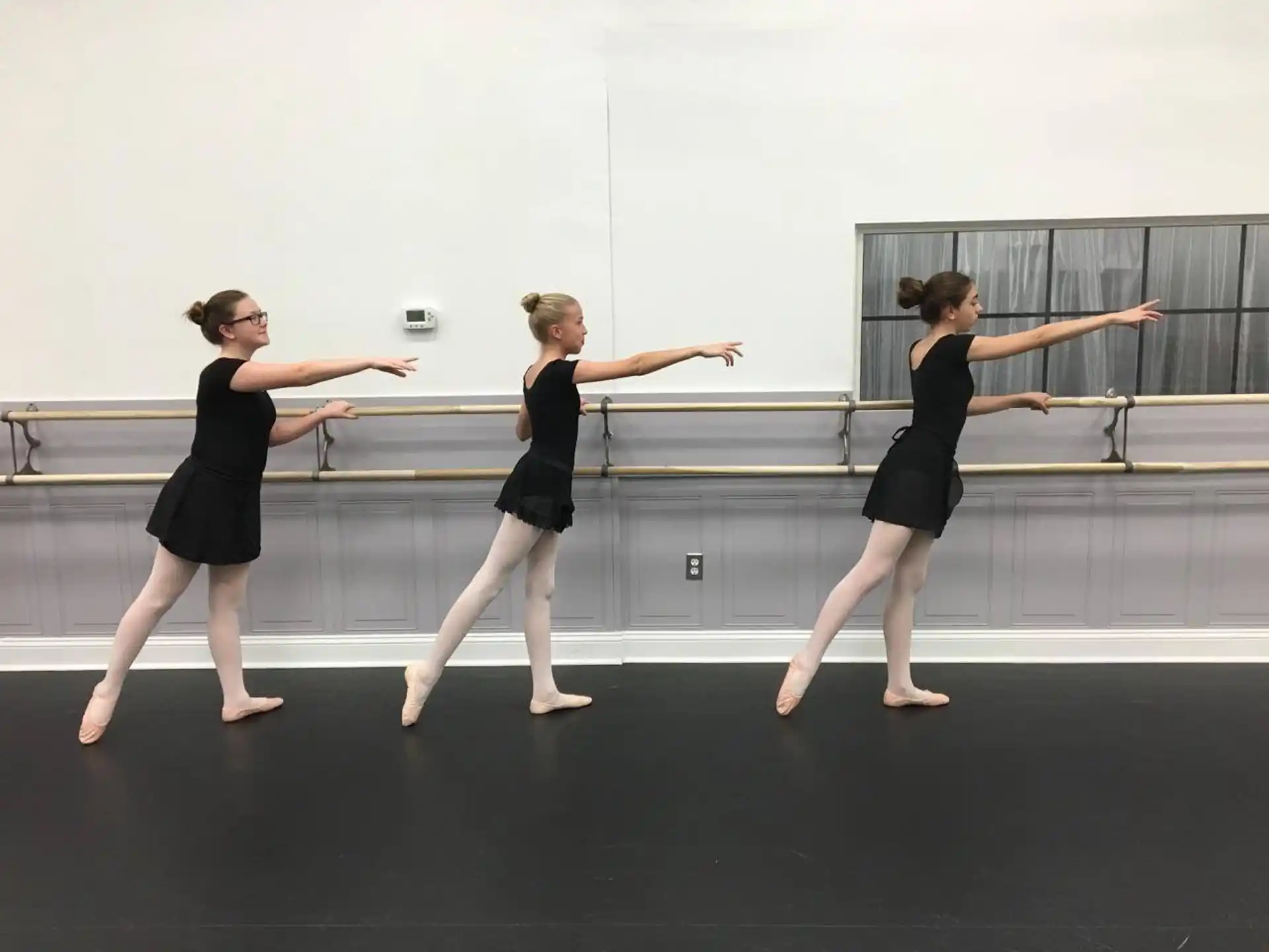 a group of women dancing