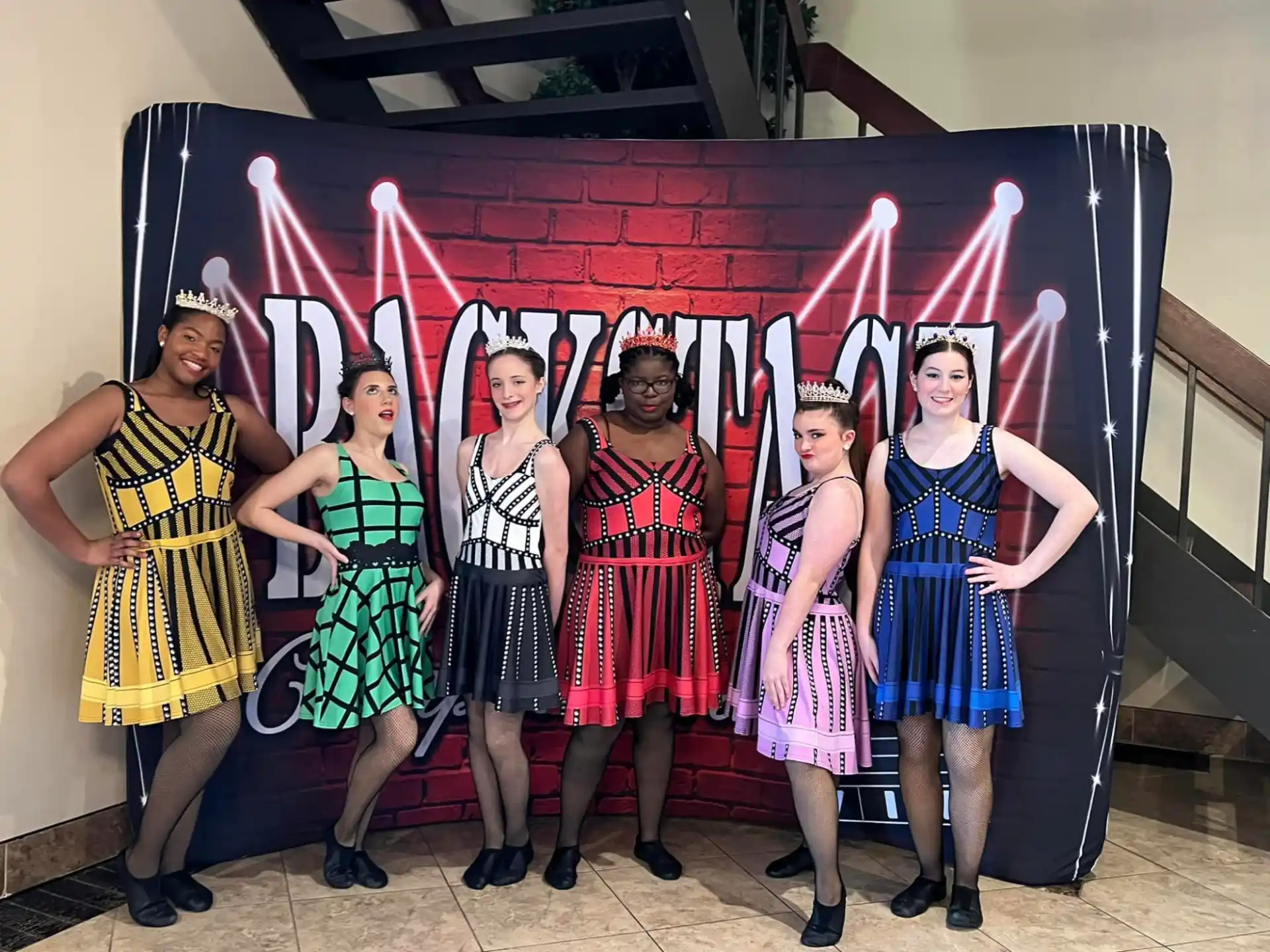 a group of women in clothing