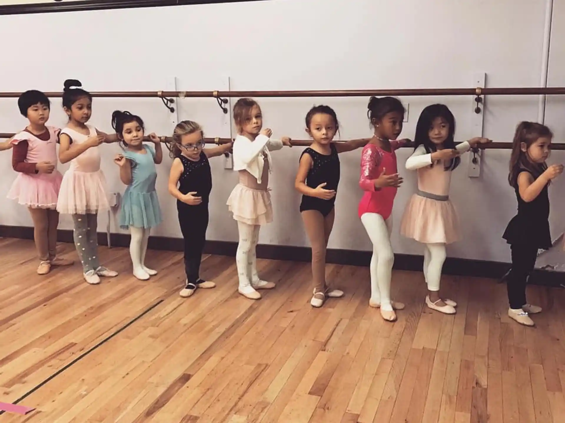 a group of children in a room