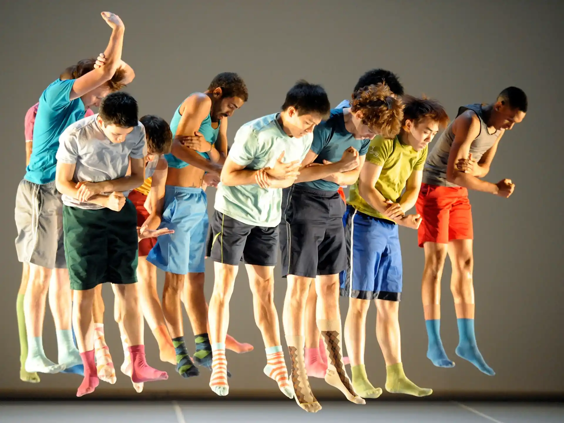 a group of people in matching t-shirts