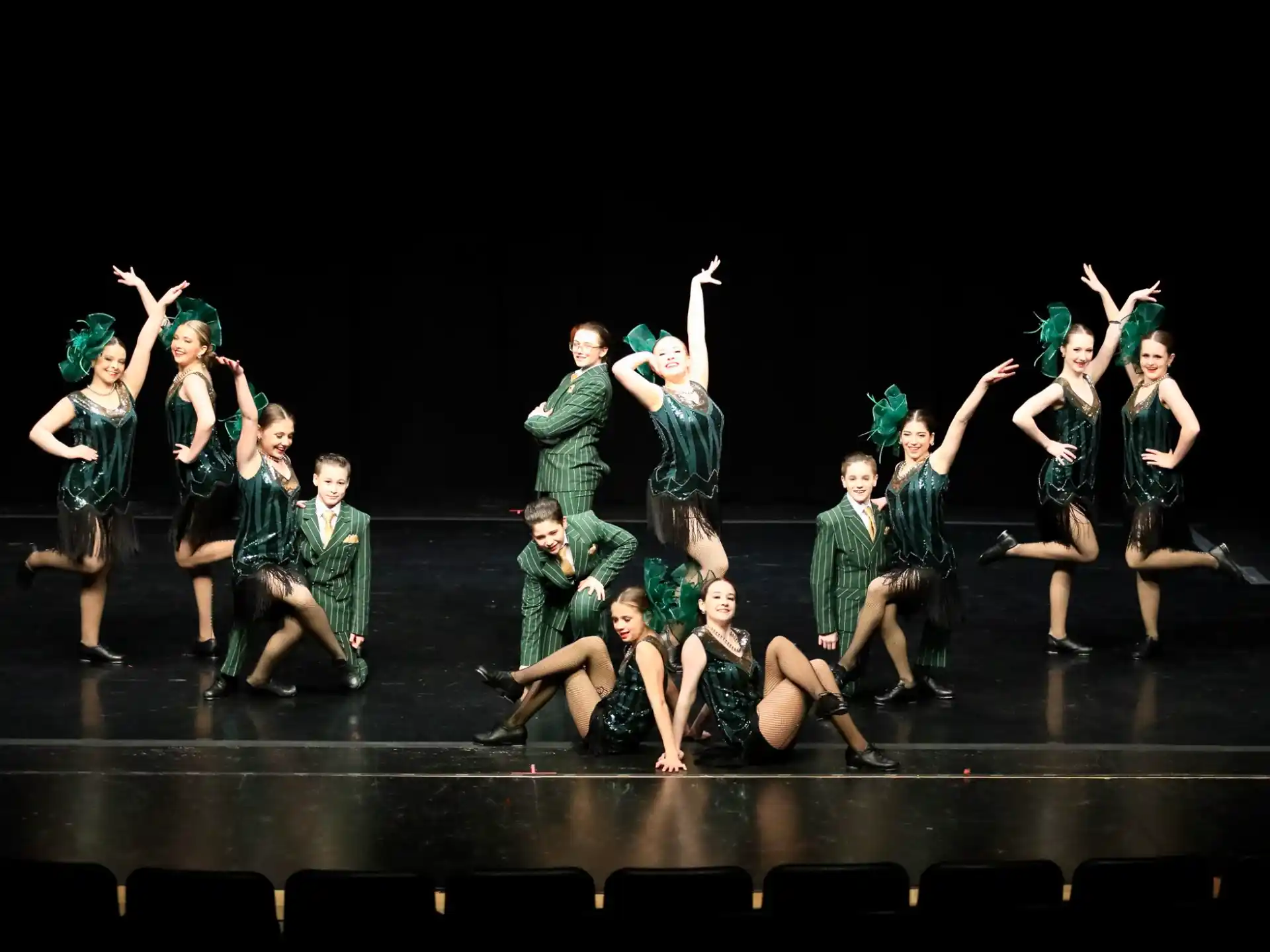 a group of people on a stage