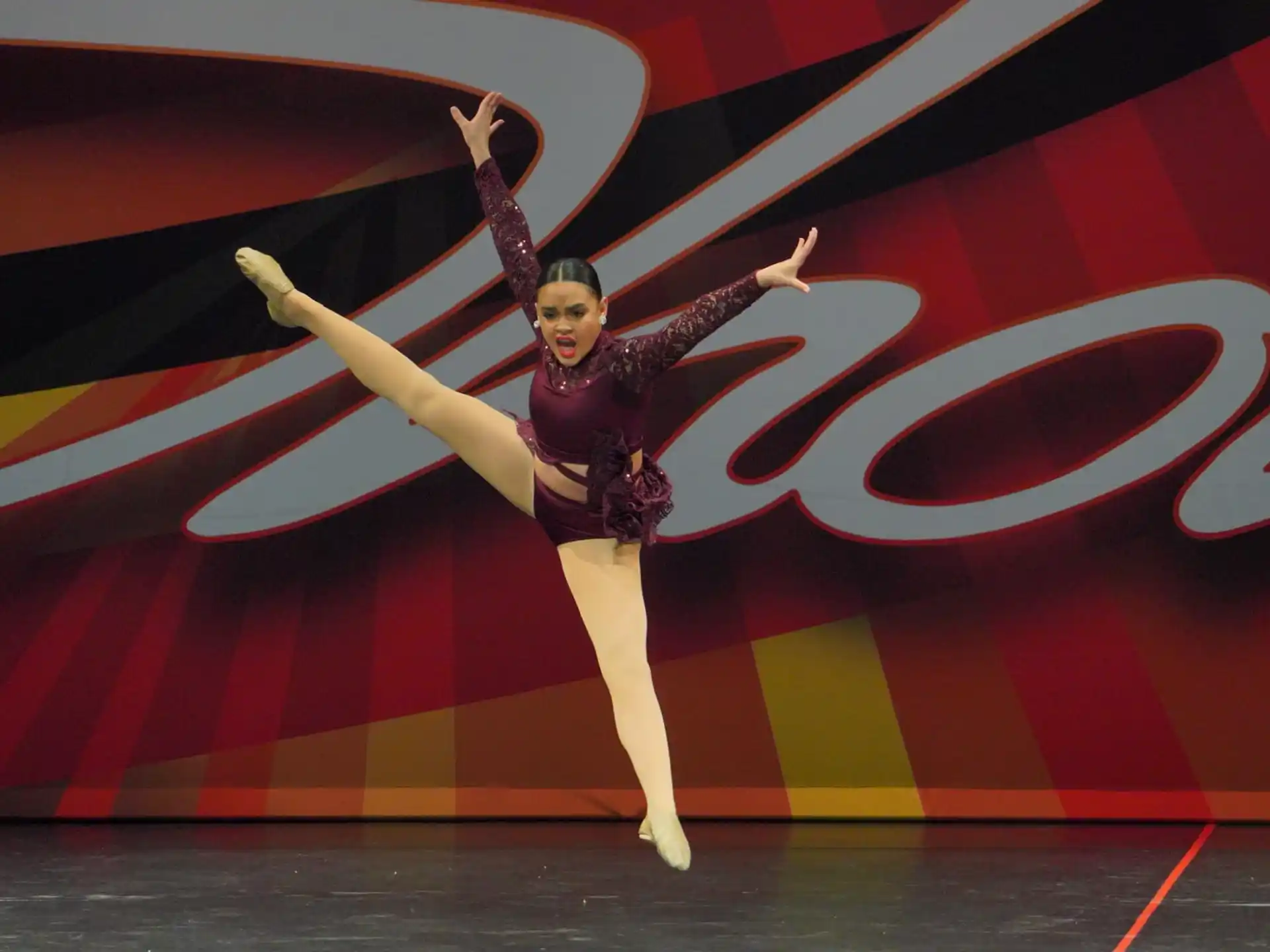 a person dancing on a stage