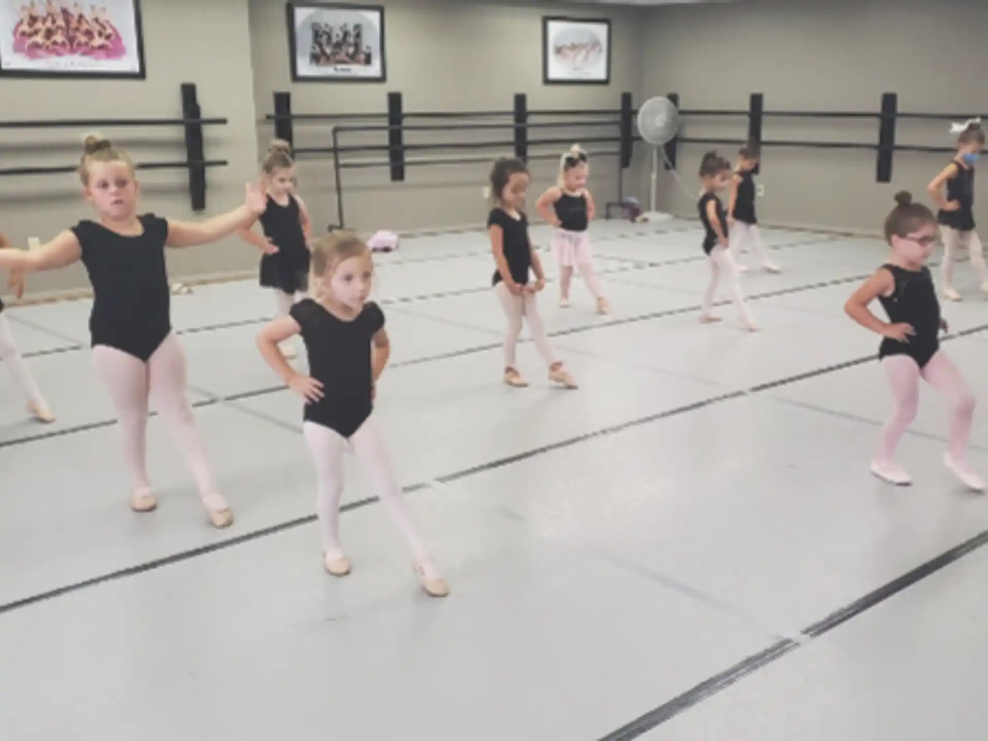 a group of children in a gym