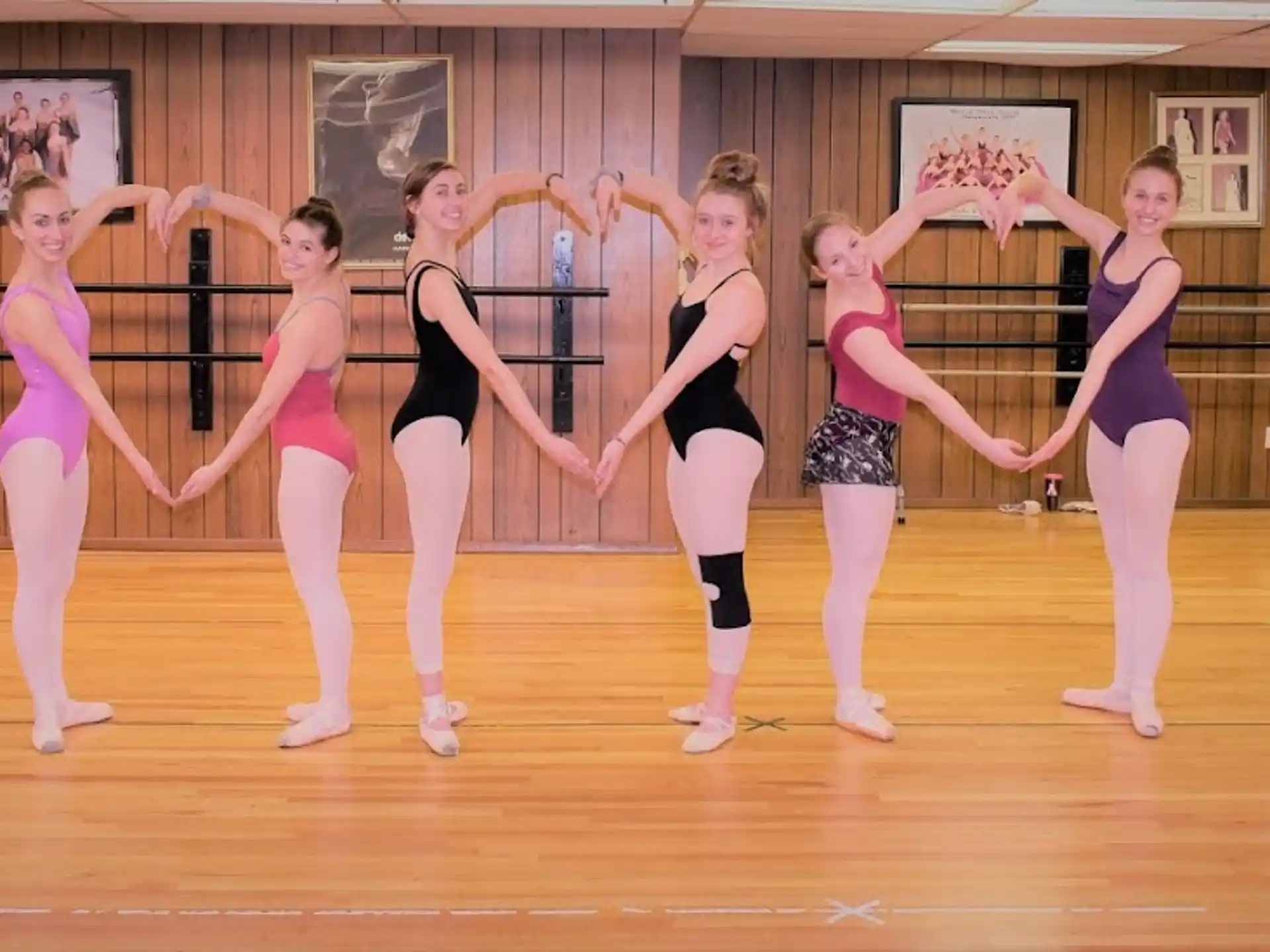 a group of women dancing