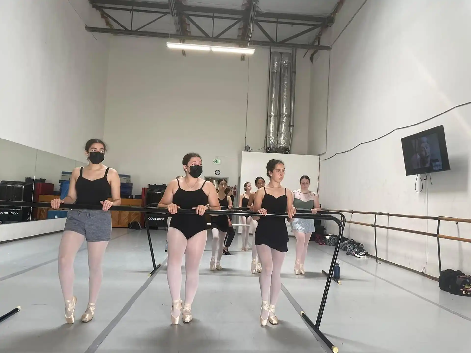 a group of women dancing