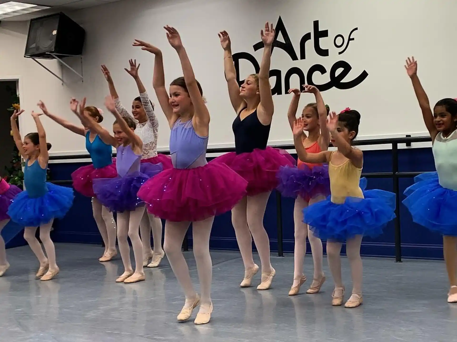 a group of women dancing