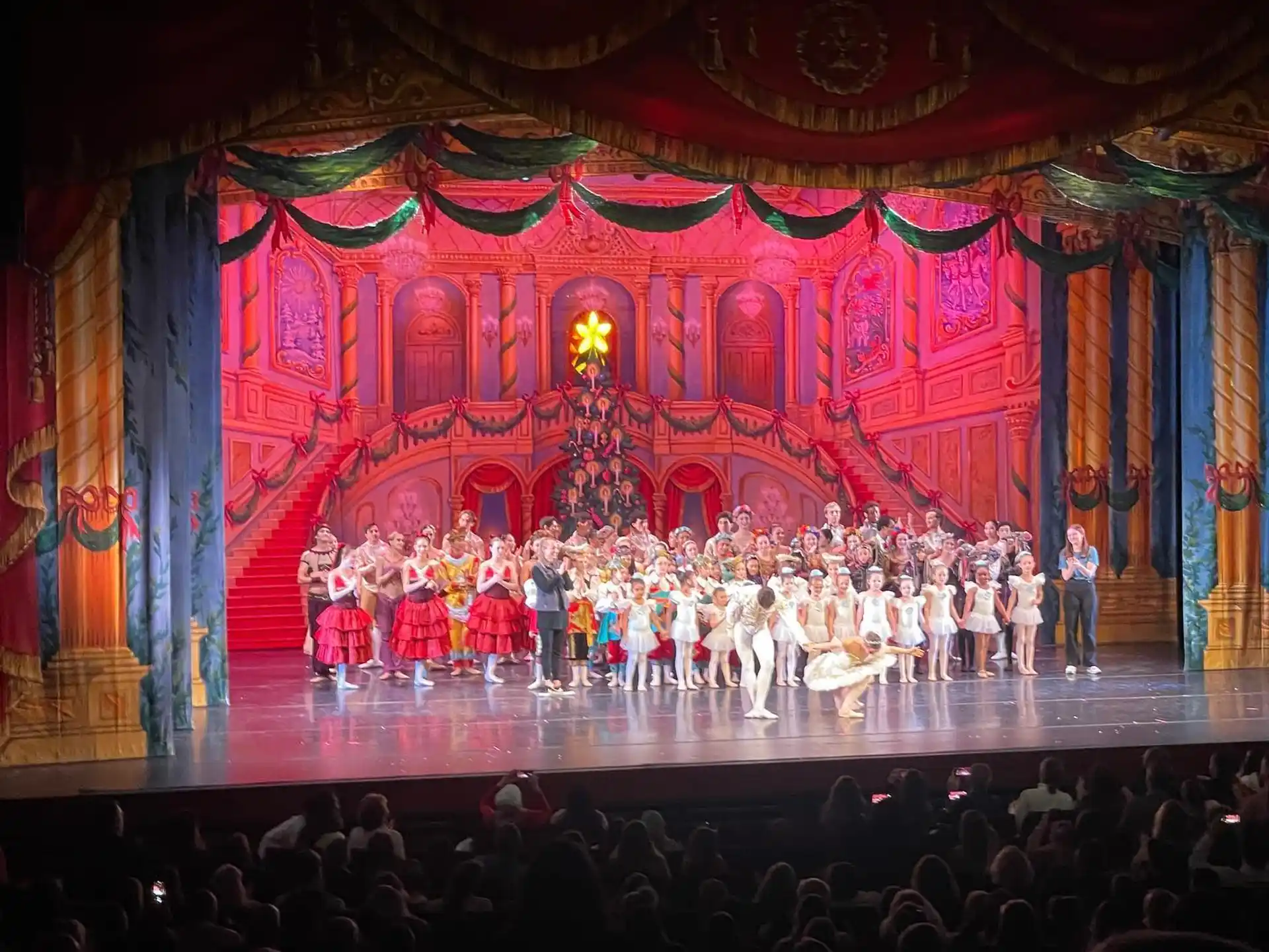 a group of people on a stage