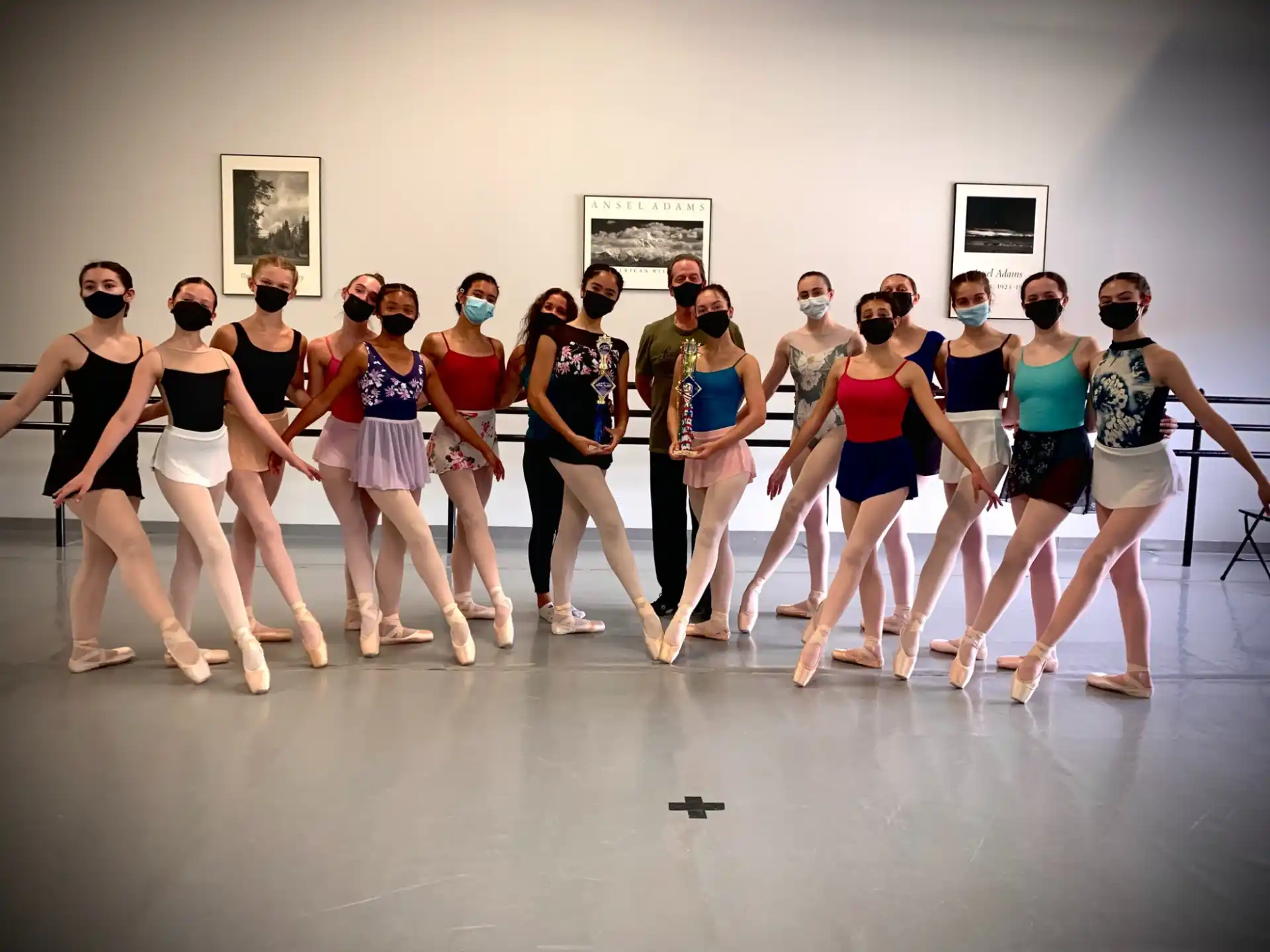 a group of women dancing