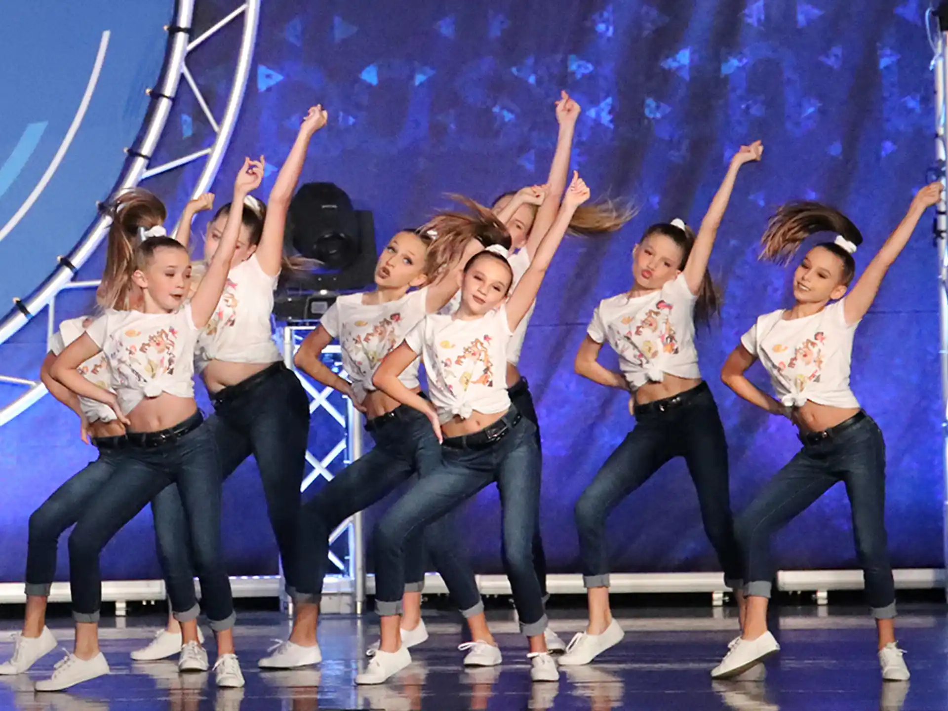 a group of women dancing