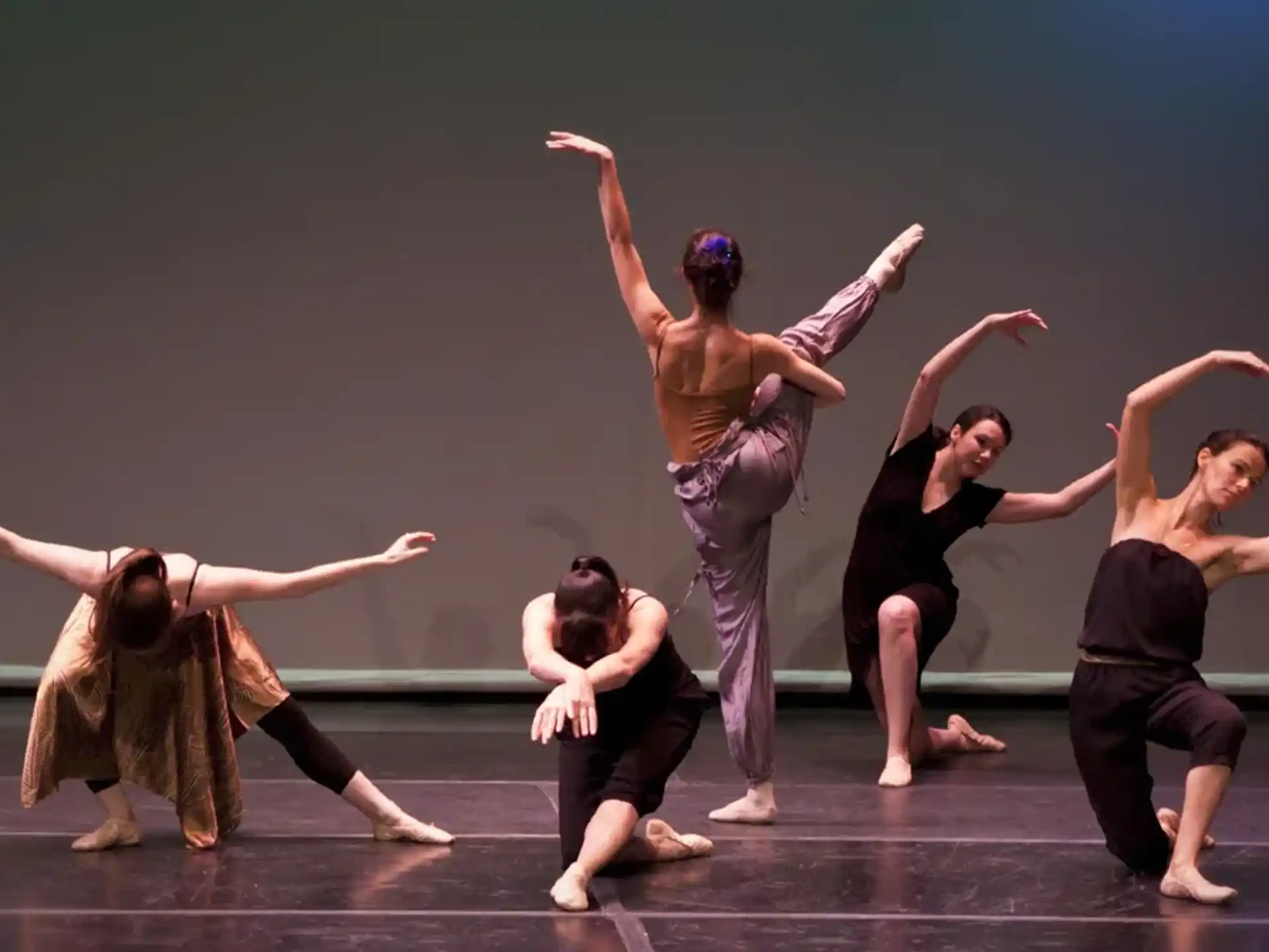 a group of people dancing