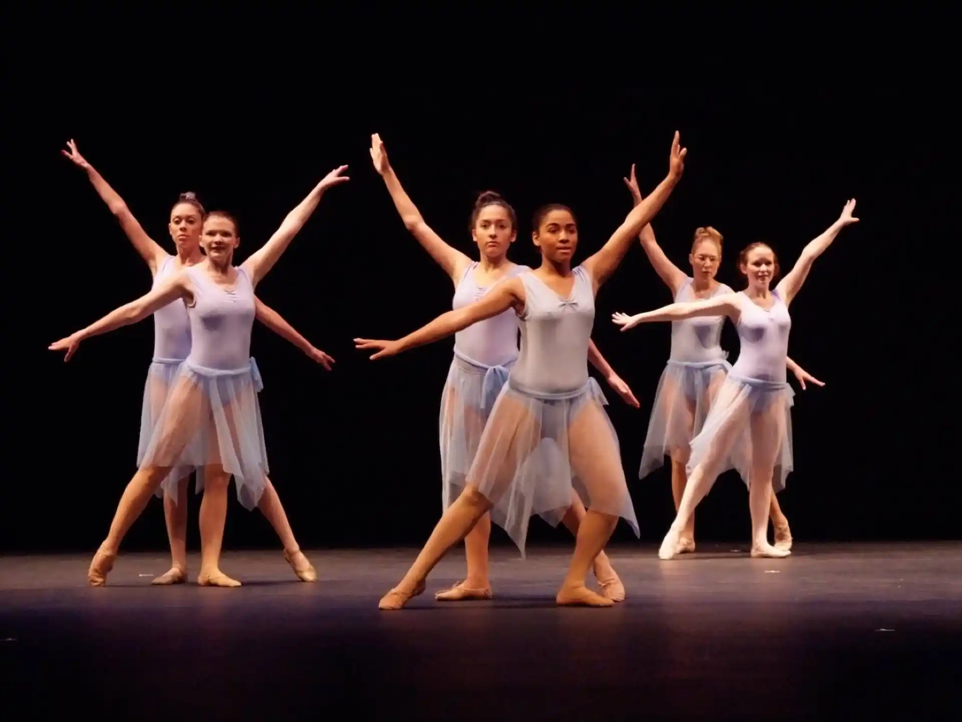 a group of women dancing