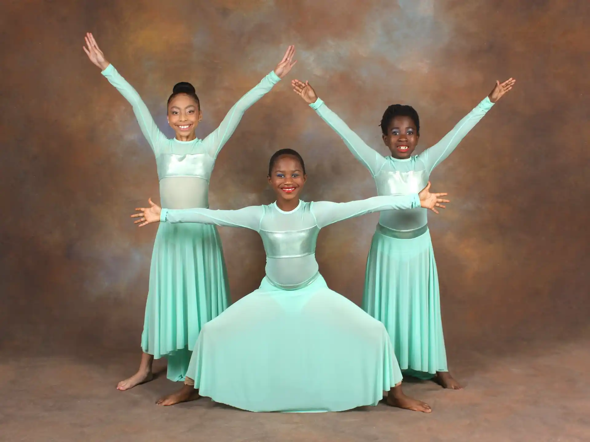 a group of women dancing