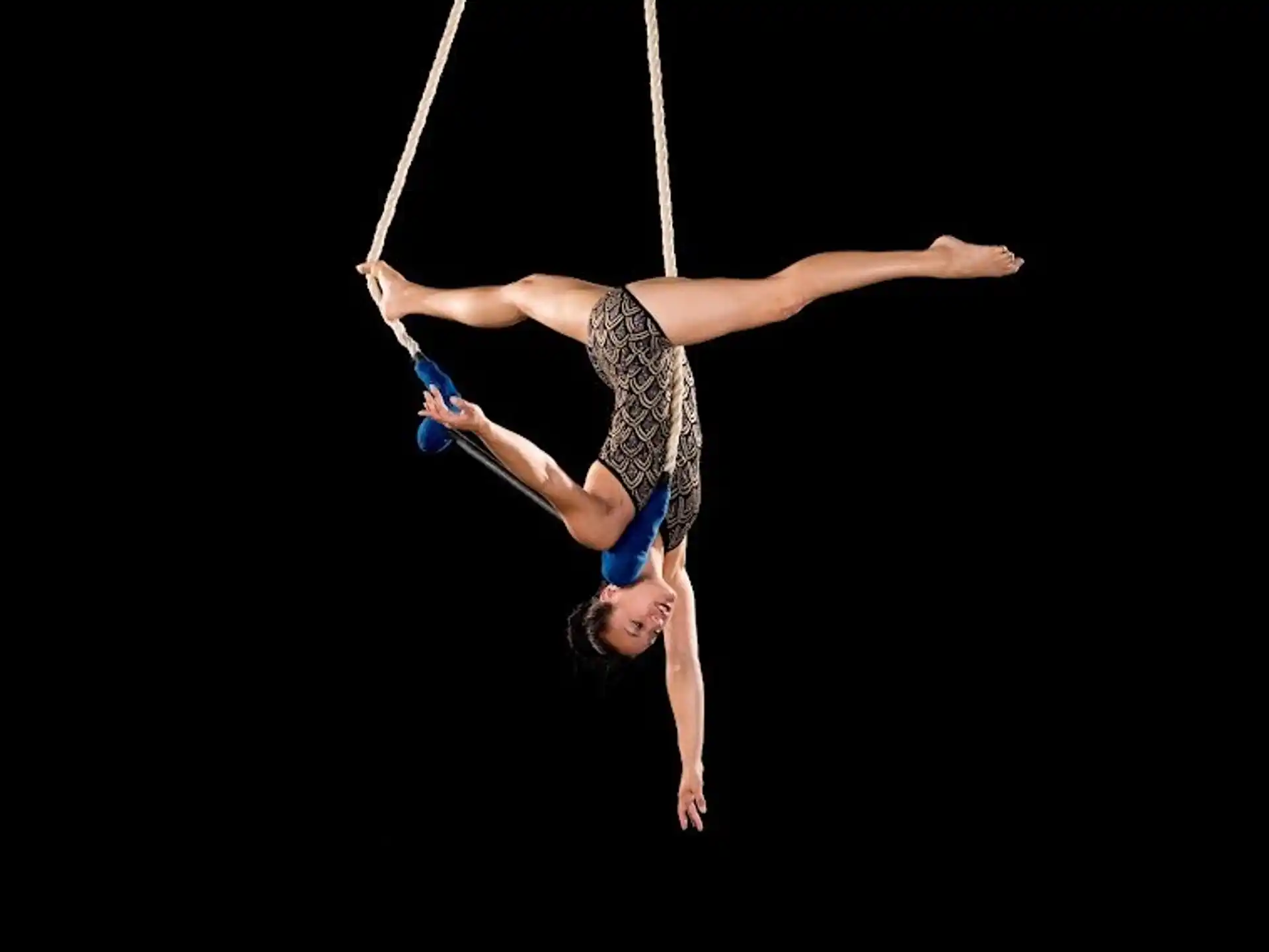 a person from a rope