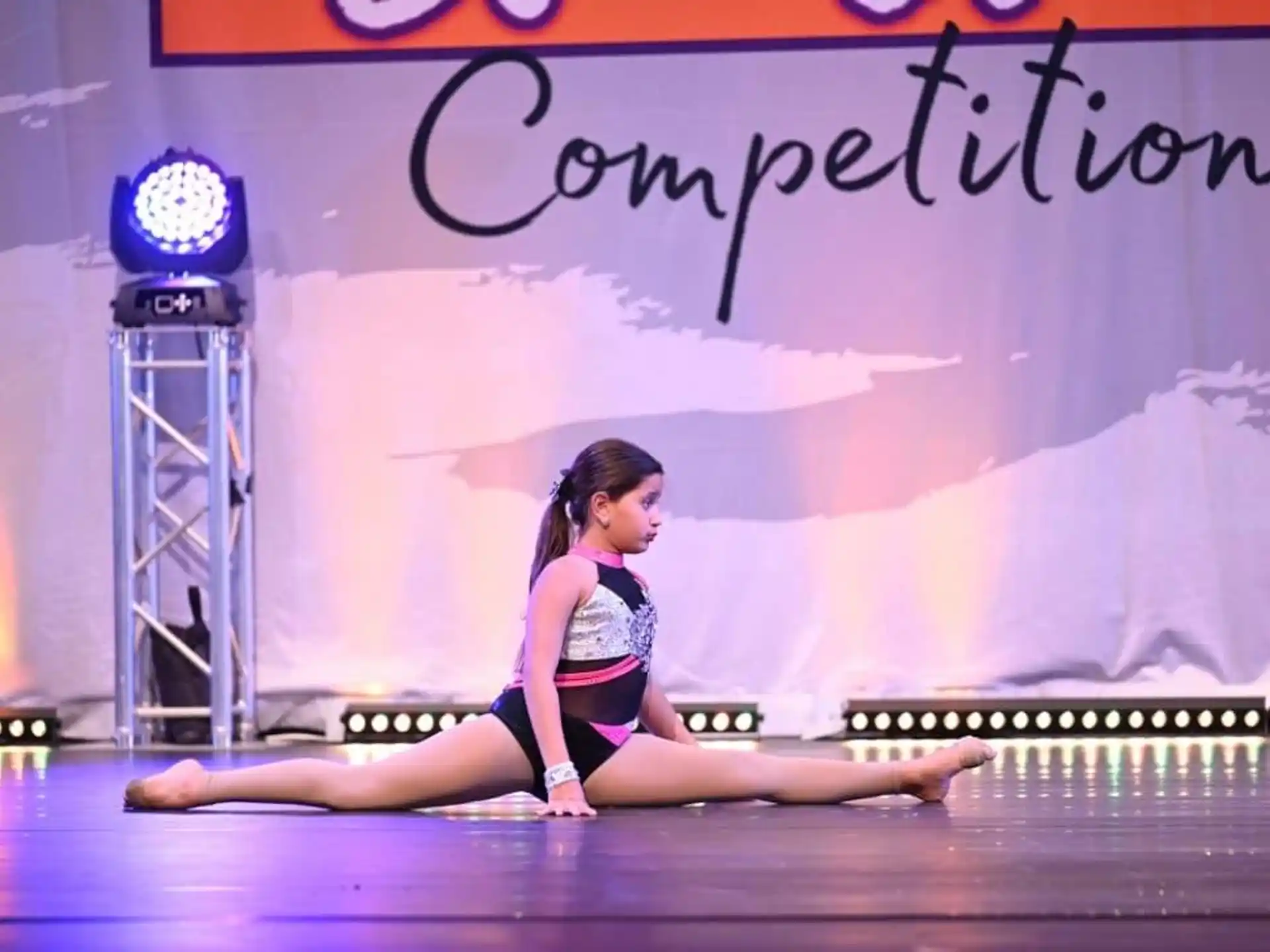 a person on a stage