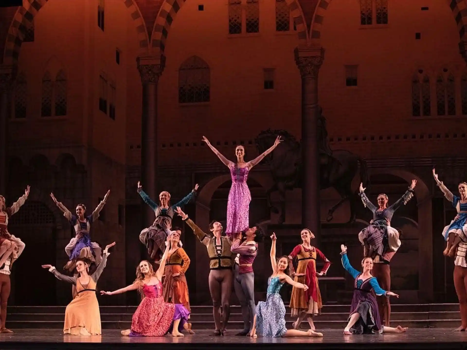 a group of people on a stage