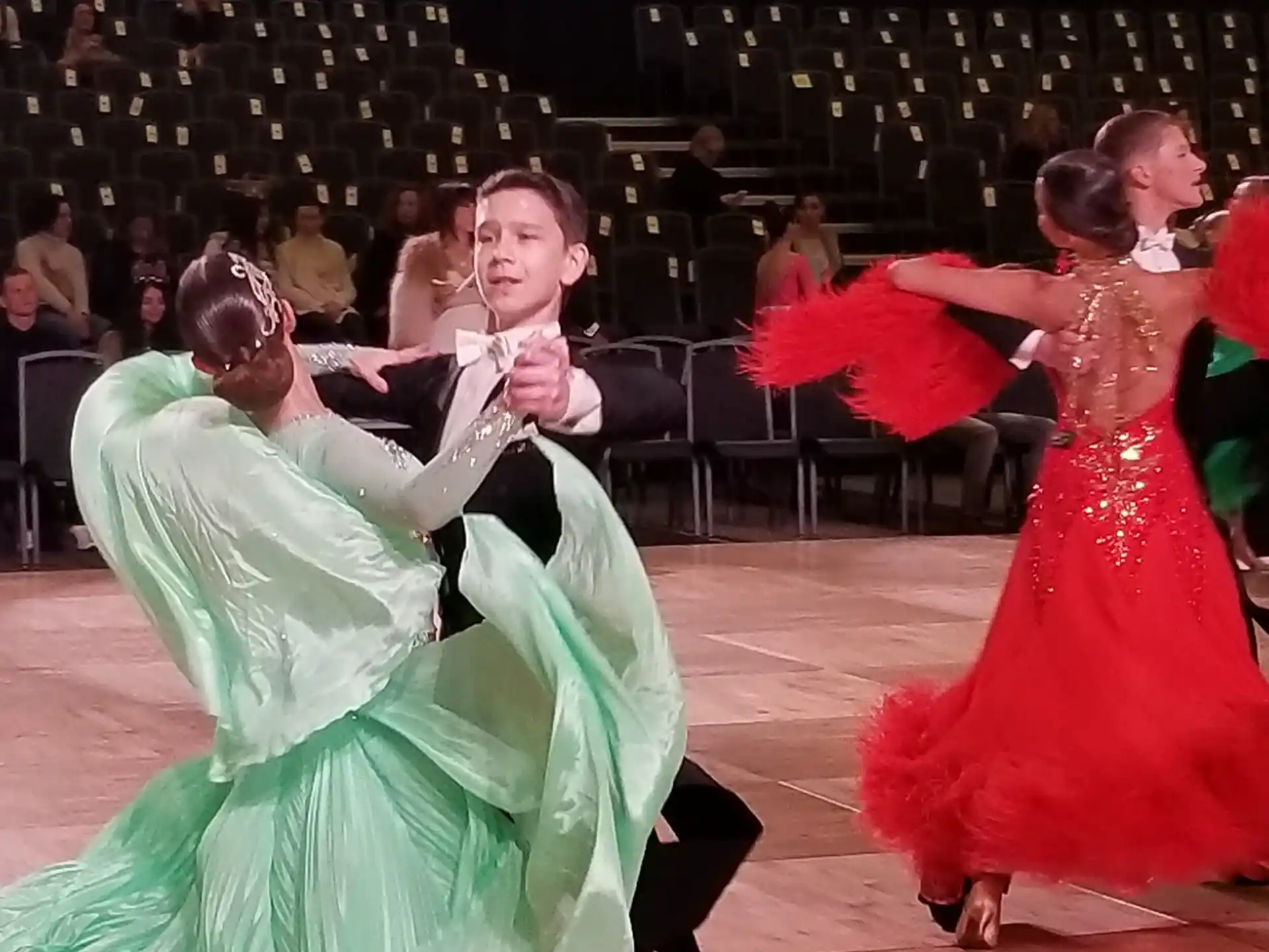 a group of women dancing