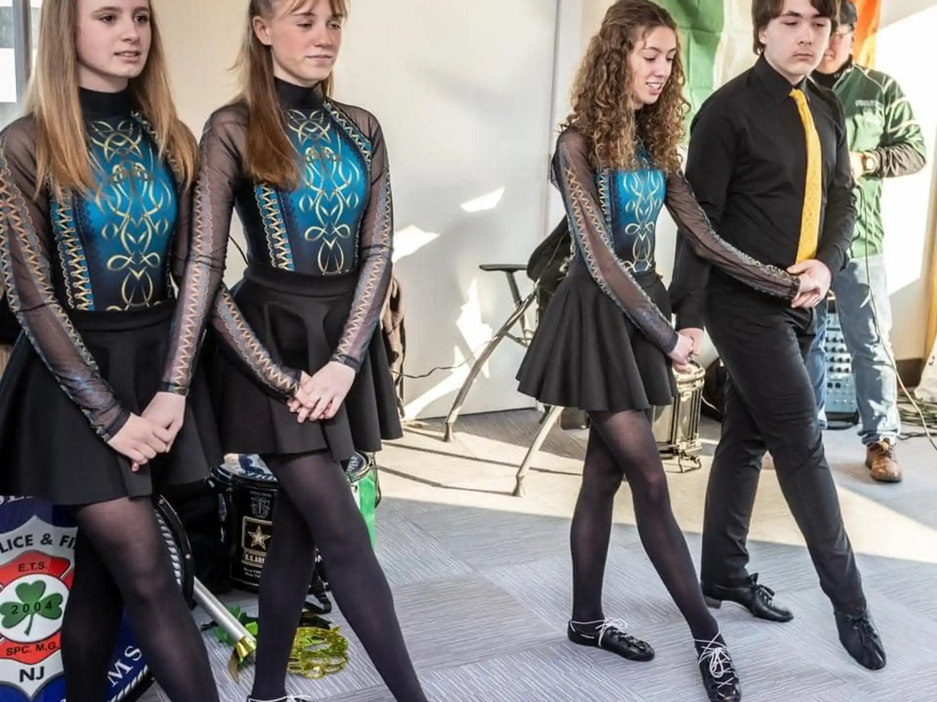 a group of people in clothing