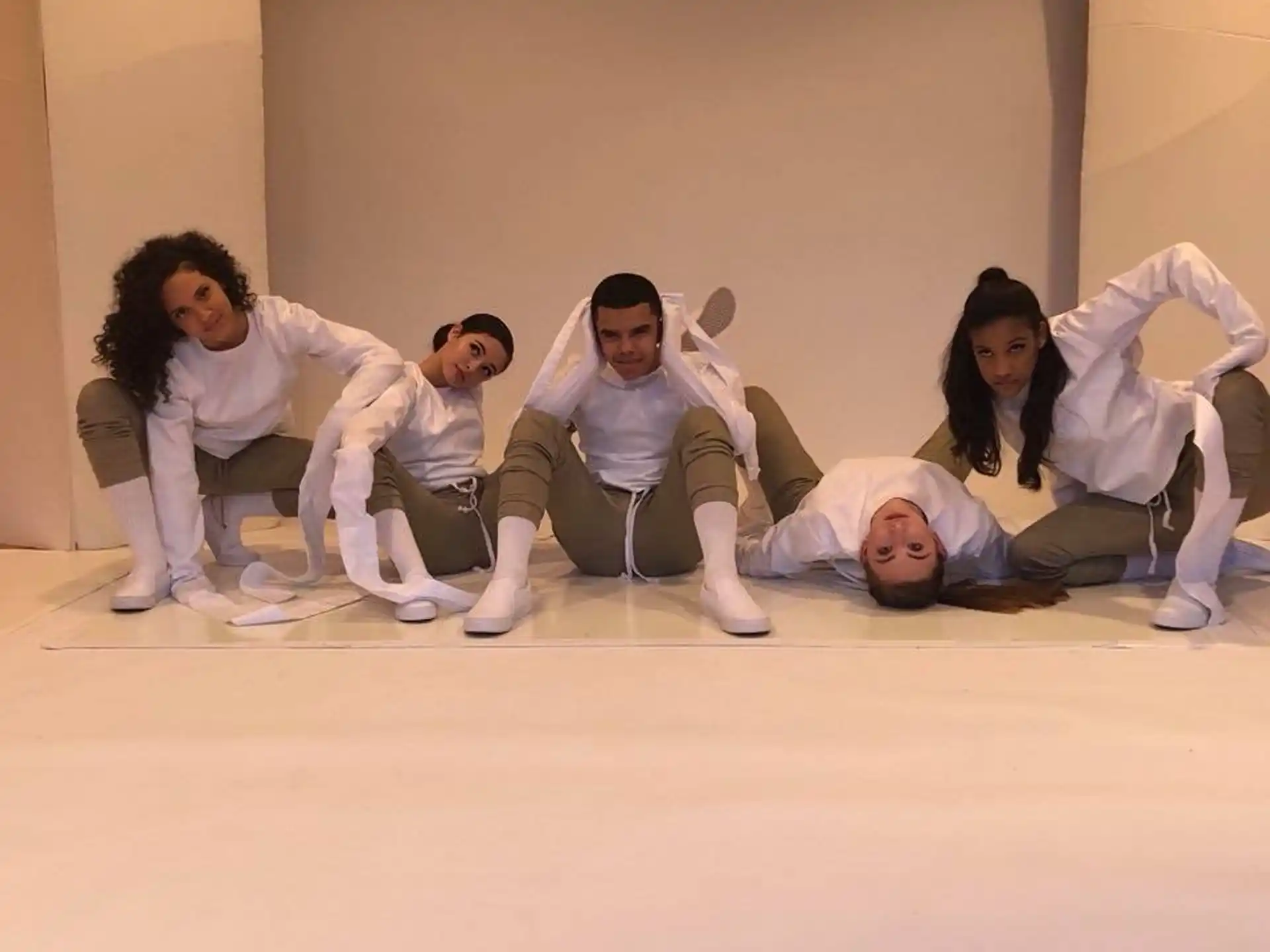 a group of people posing for a photo