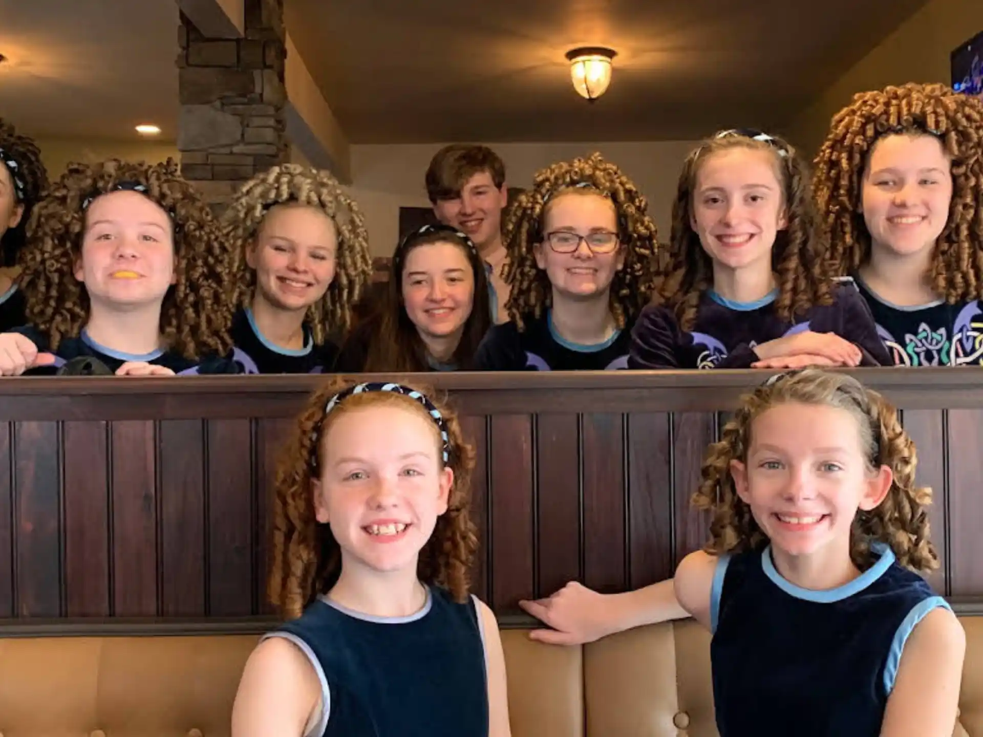 a group of people posing for the camera