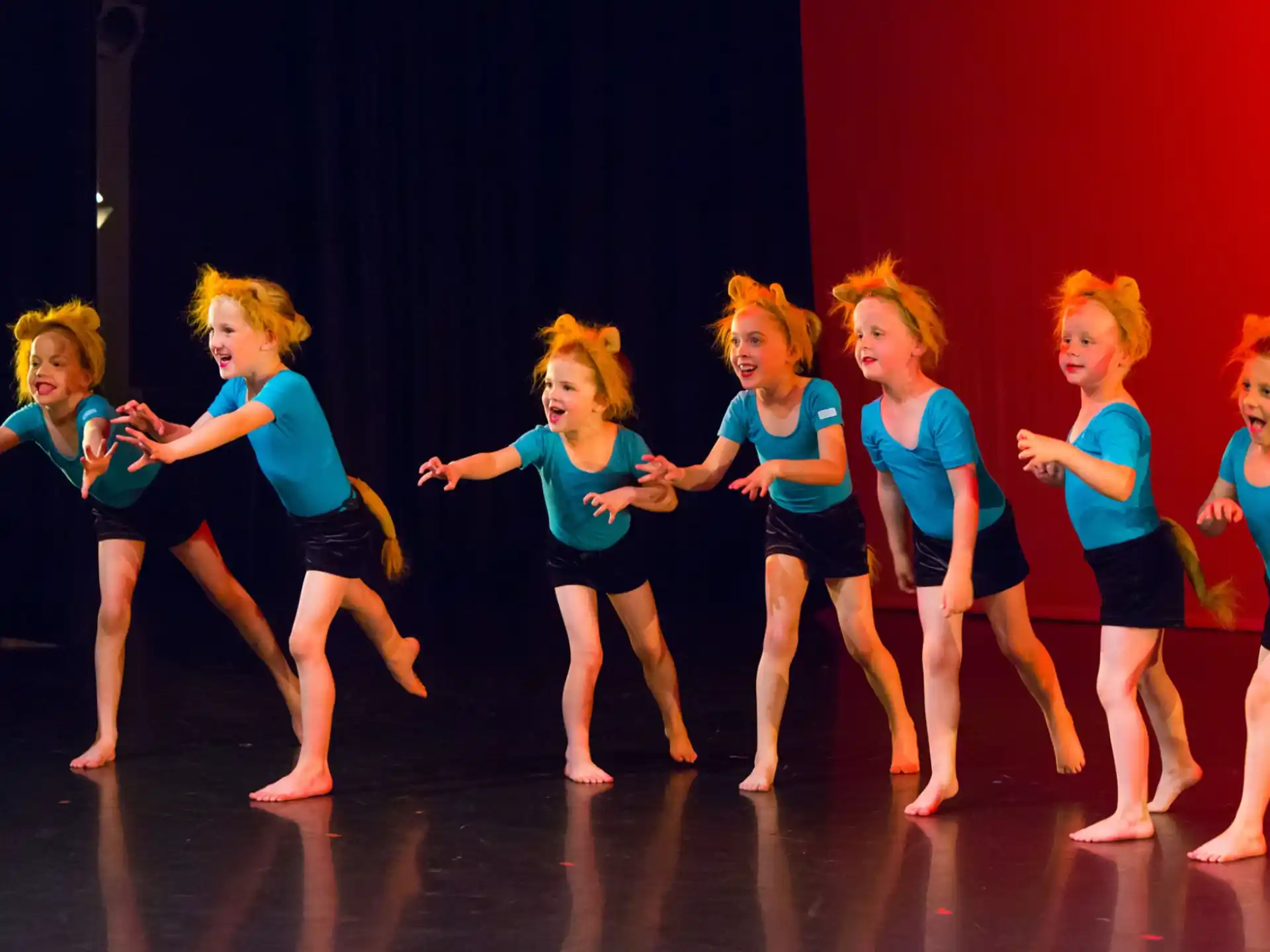 a group of women dancing