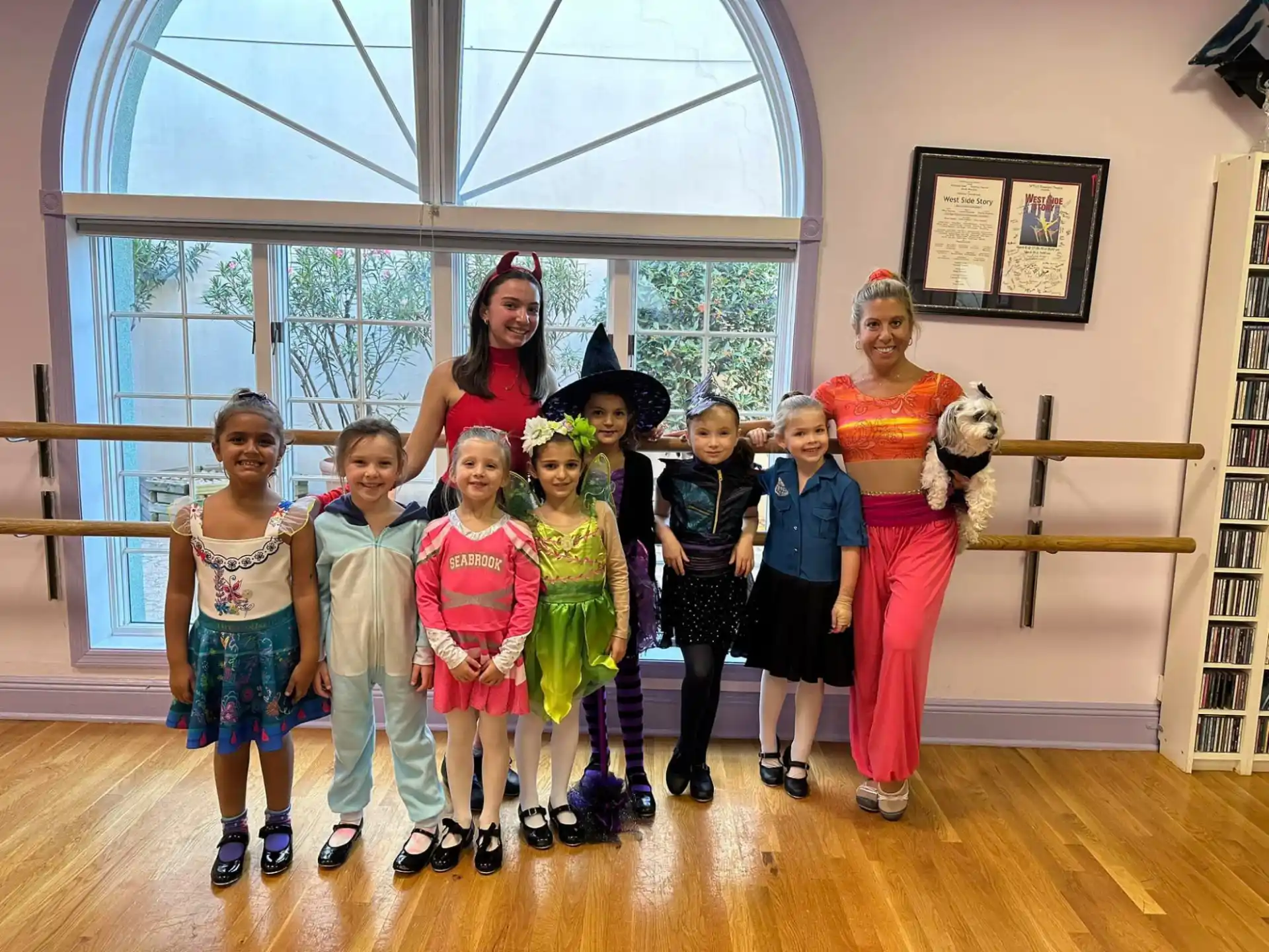 a group of children posing for a photo