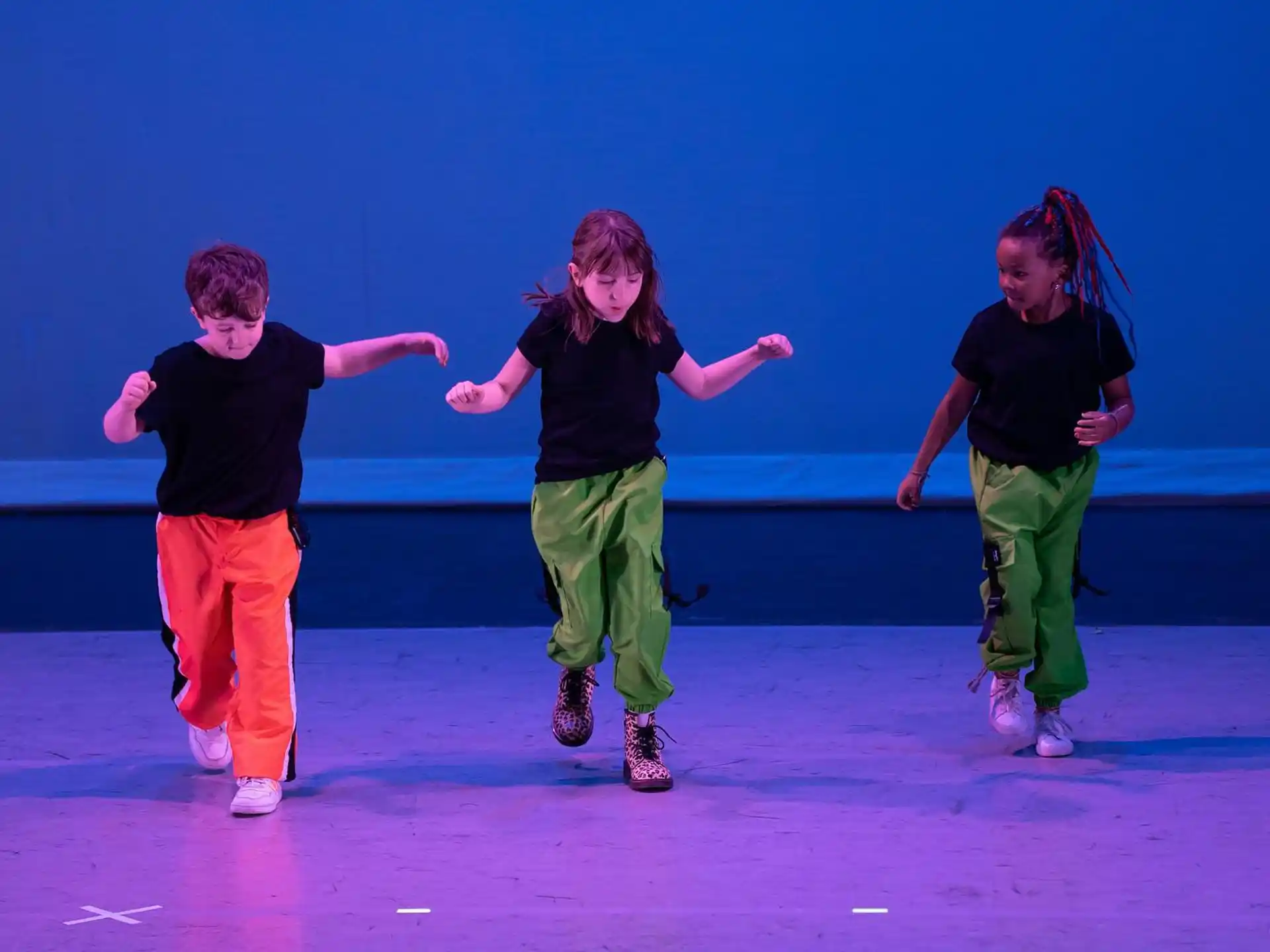 a group of people dancing