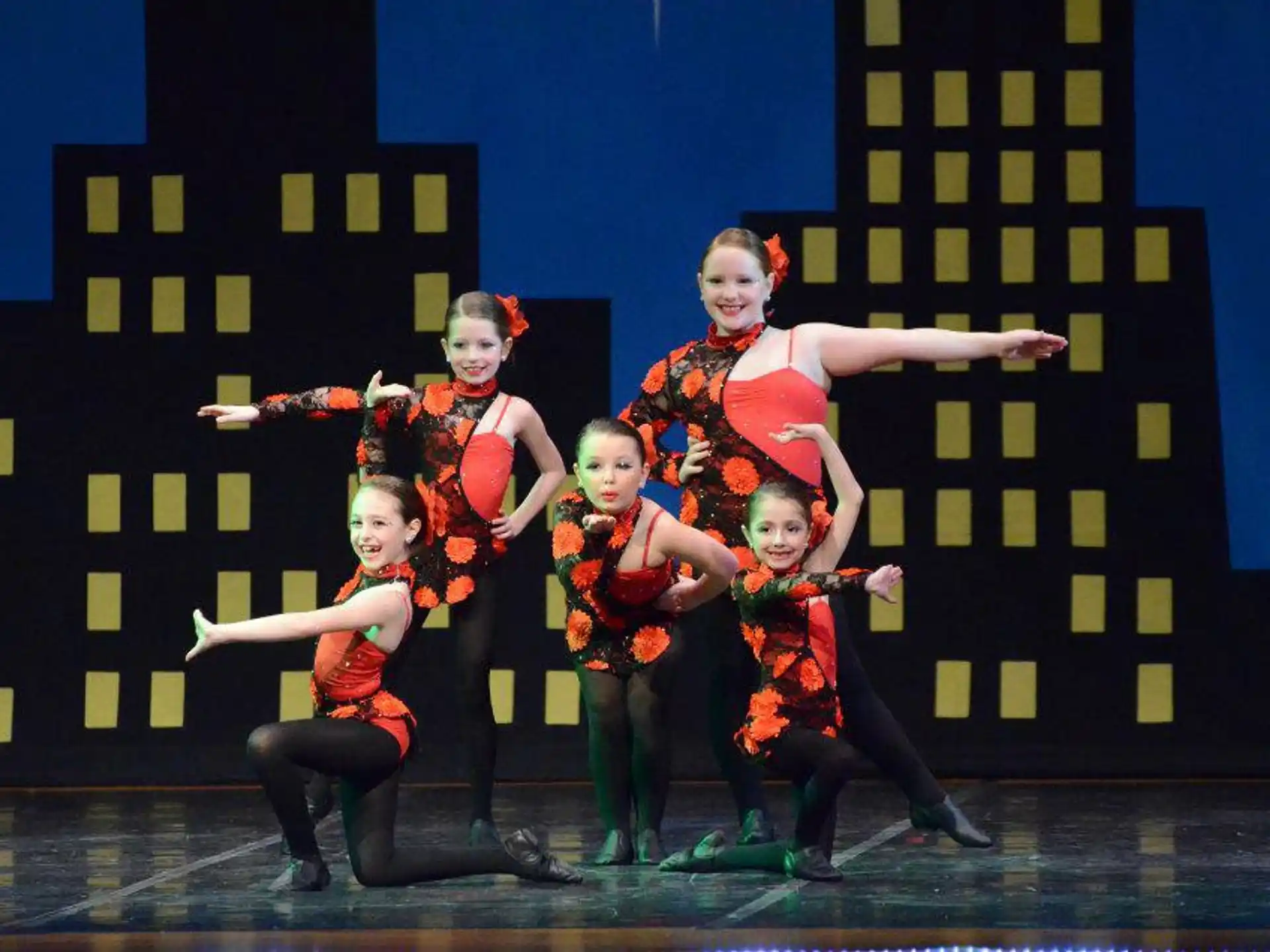 a group of people on a stage