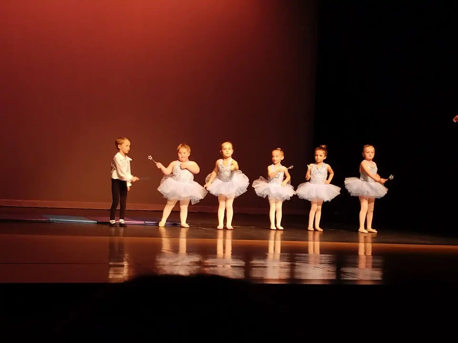 a group of people on a stage