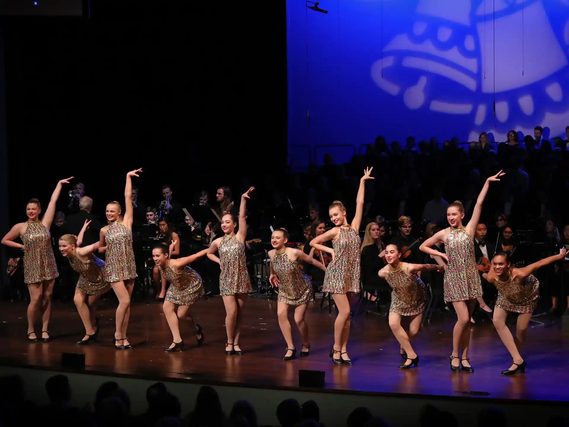 a group of people on a stage