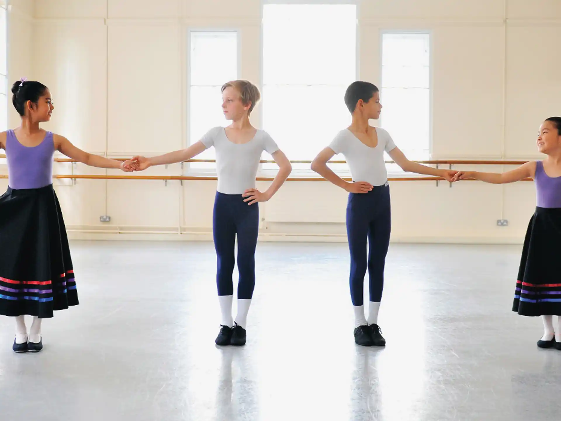 a group of women dancing