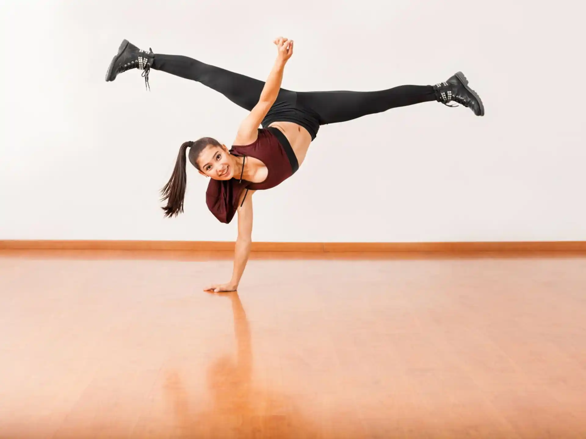 a person doing a dance
