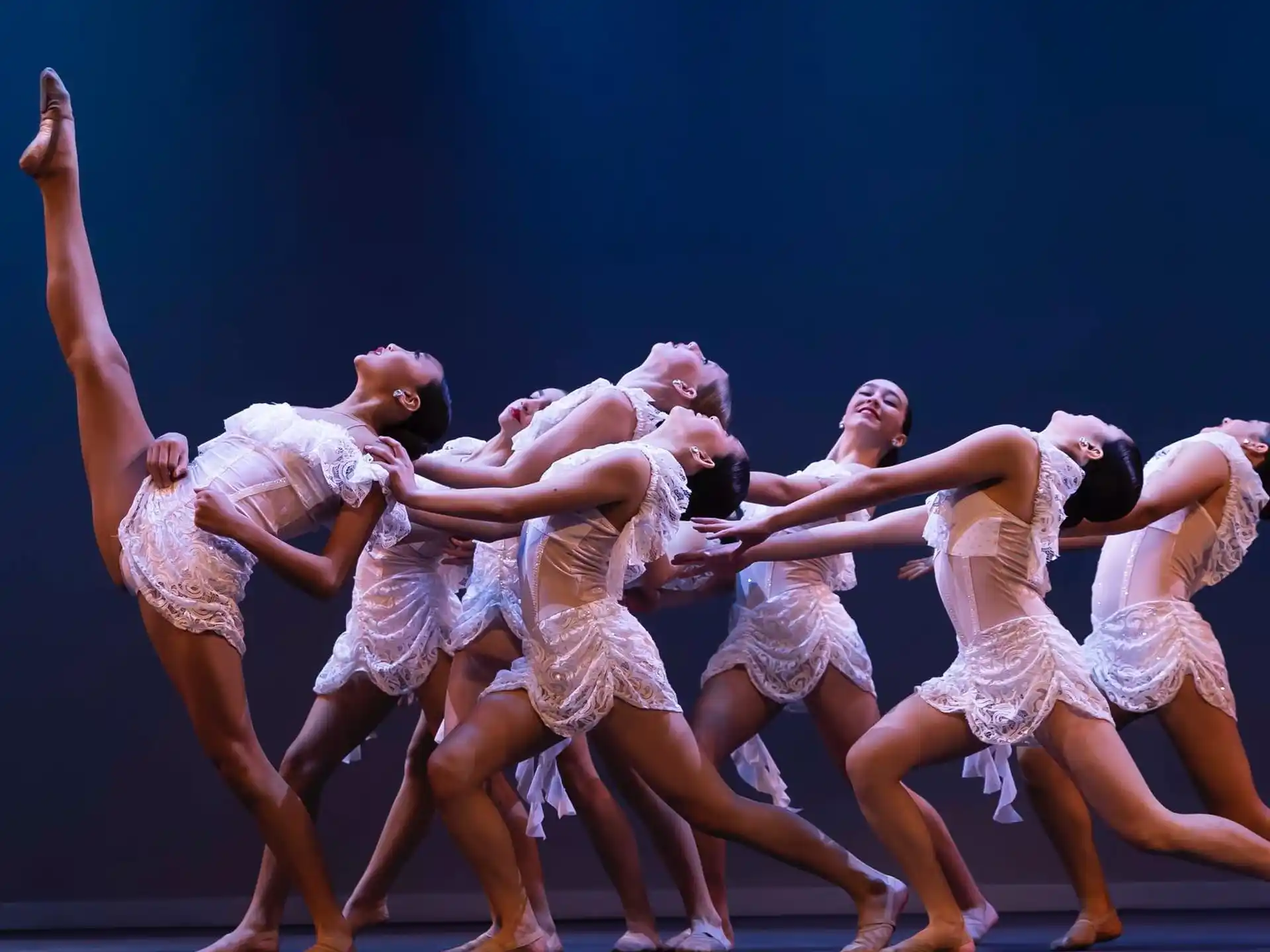 a group of women dancing