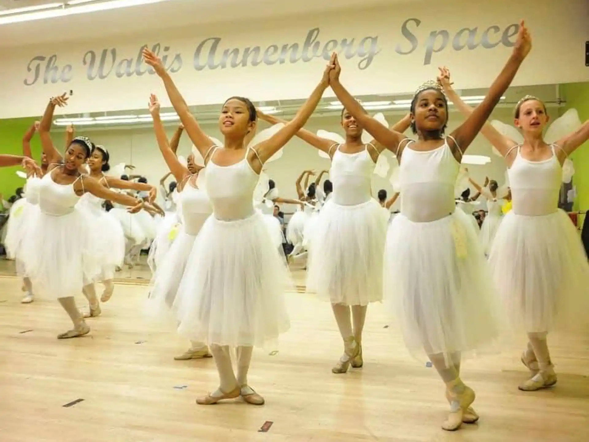 a group of women dancing