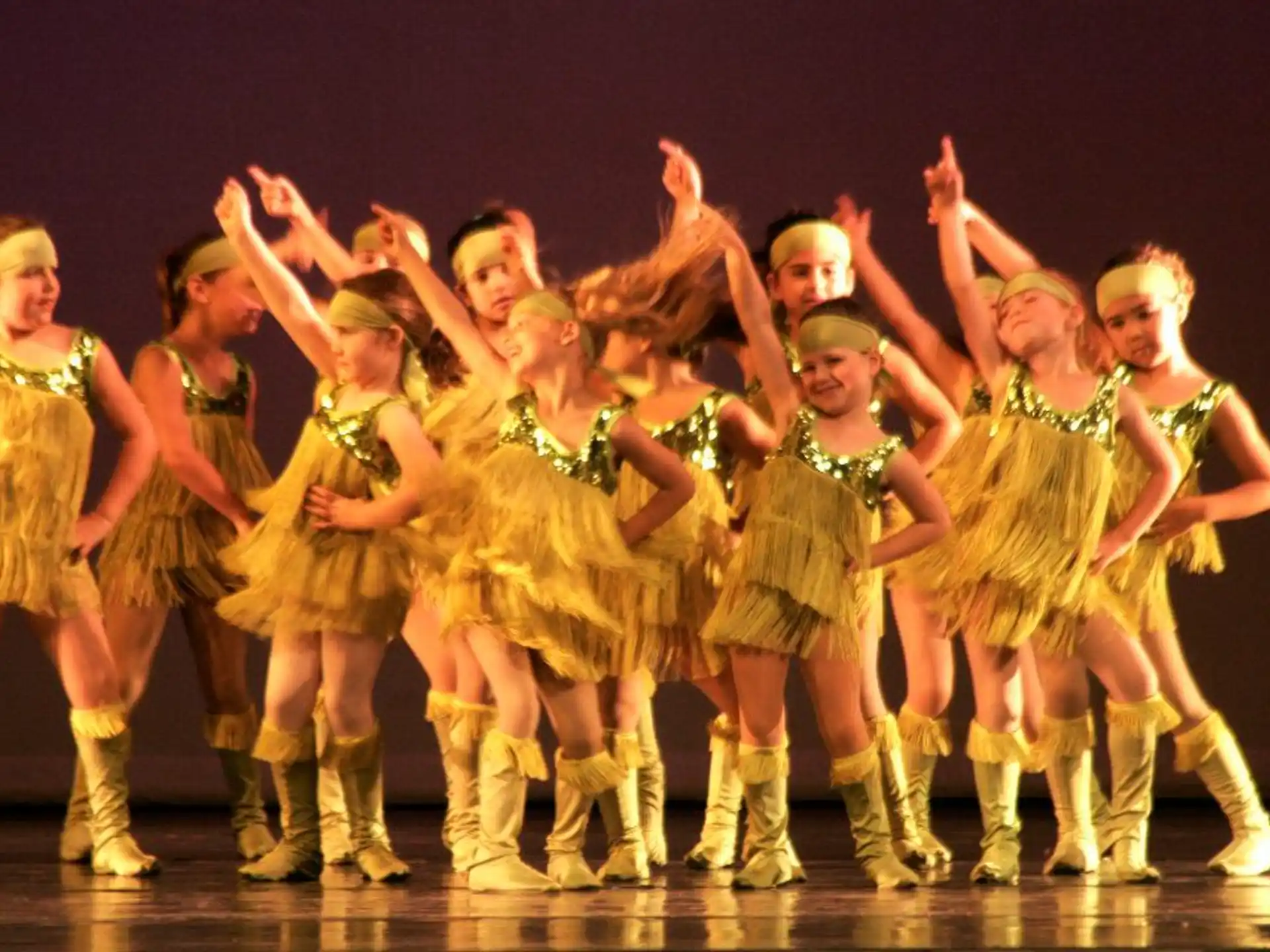 a group of women dancing