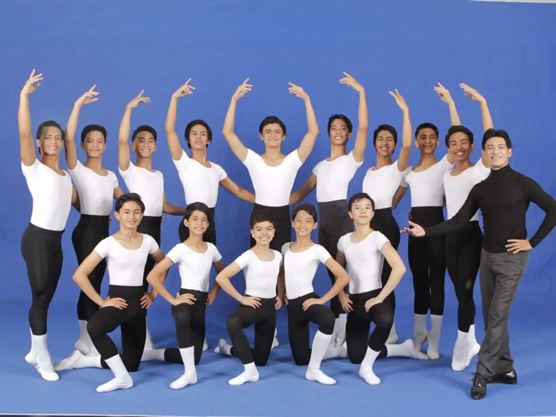 a group of people posing for a photo