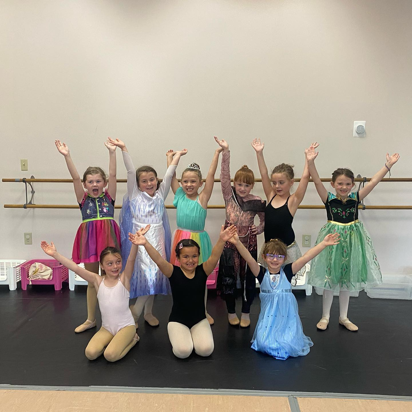 a group of children in clothing