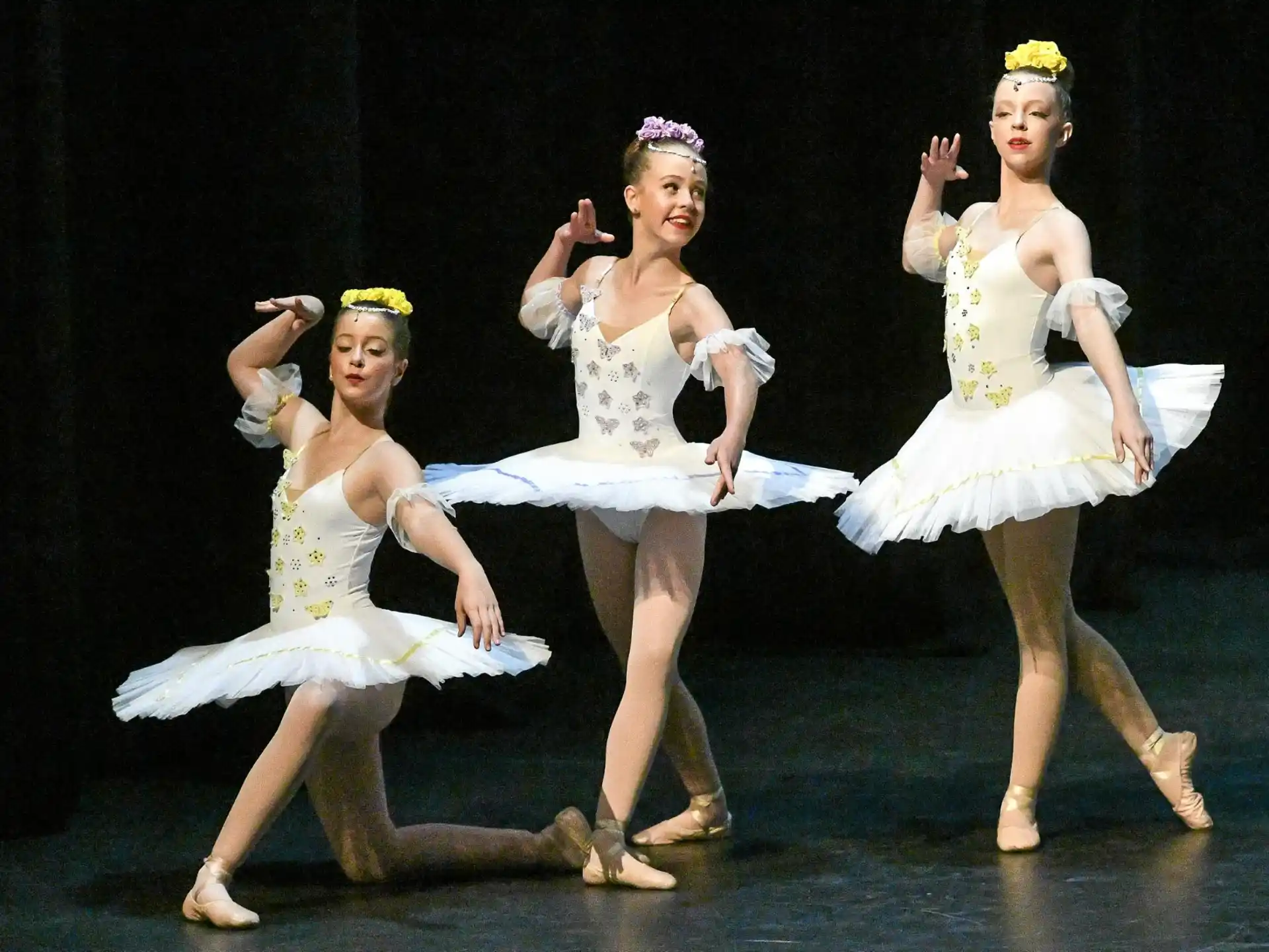 a group of women dancing