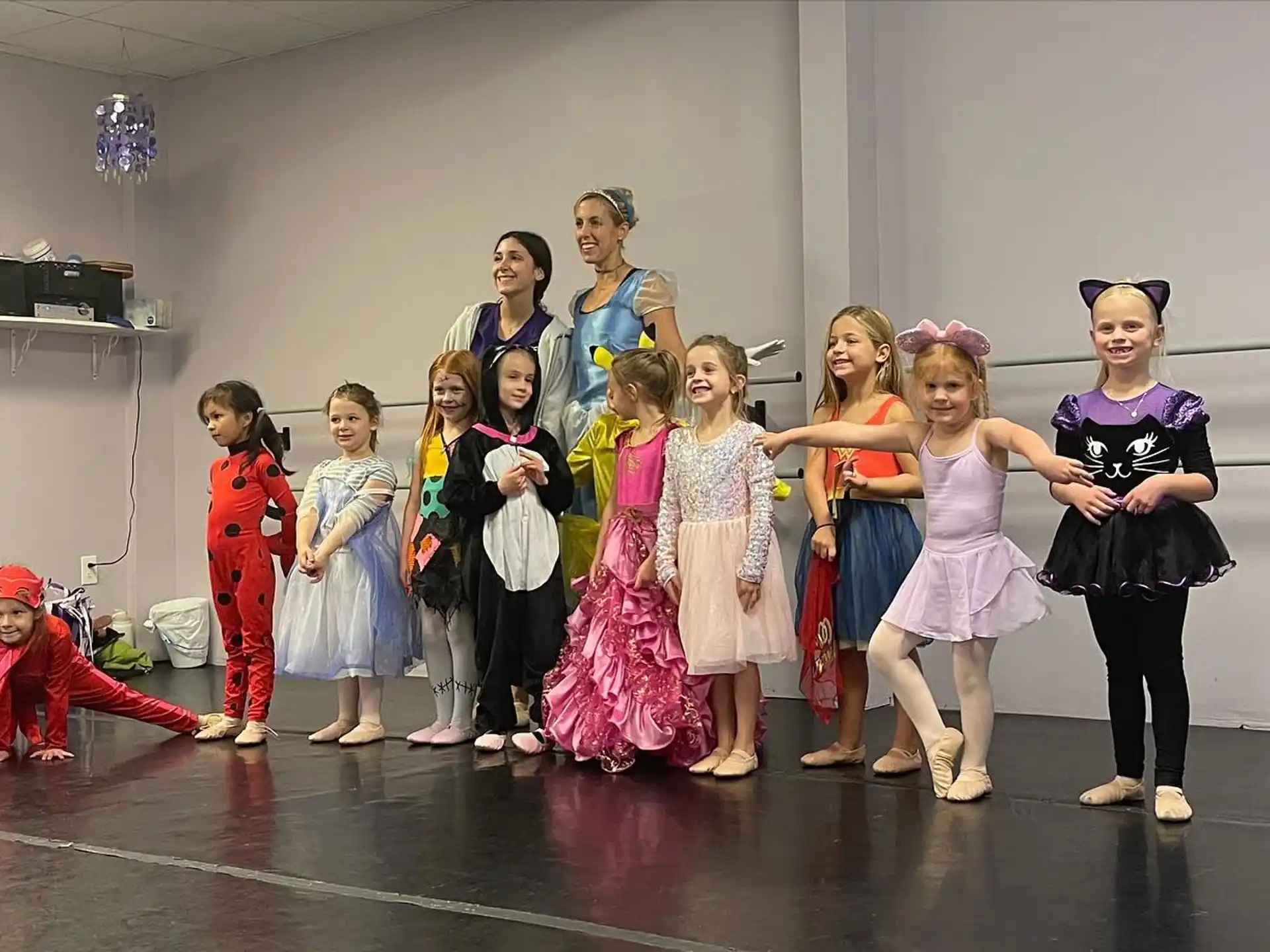 a group of children in clothing