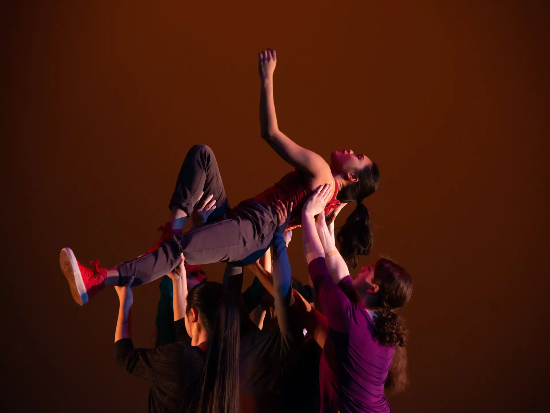 a man holding a woman on his back