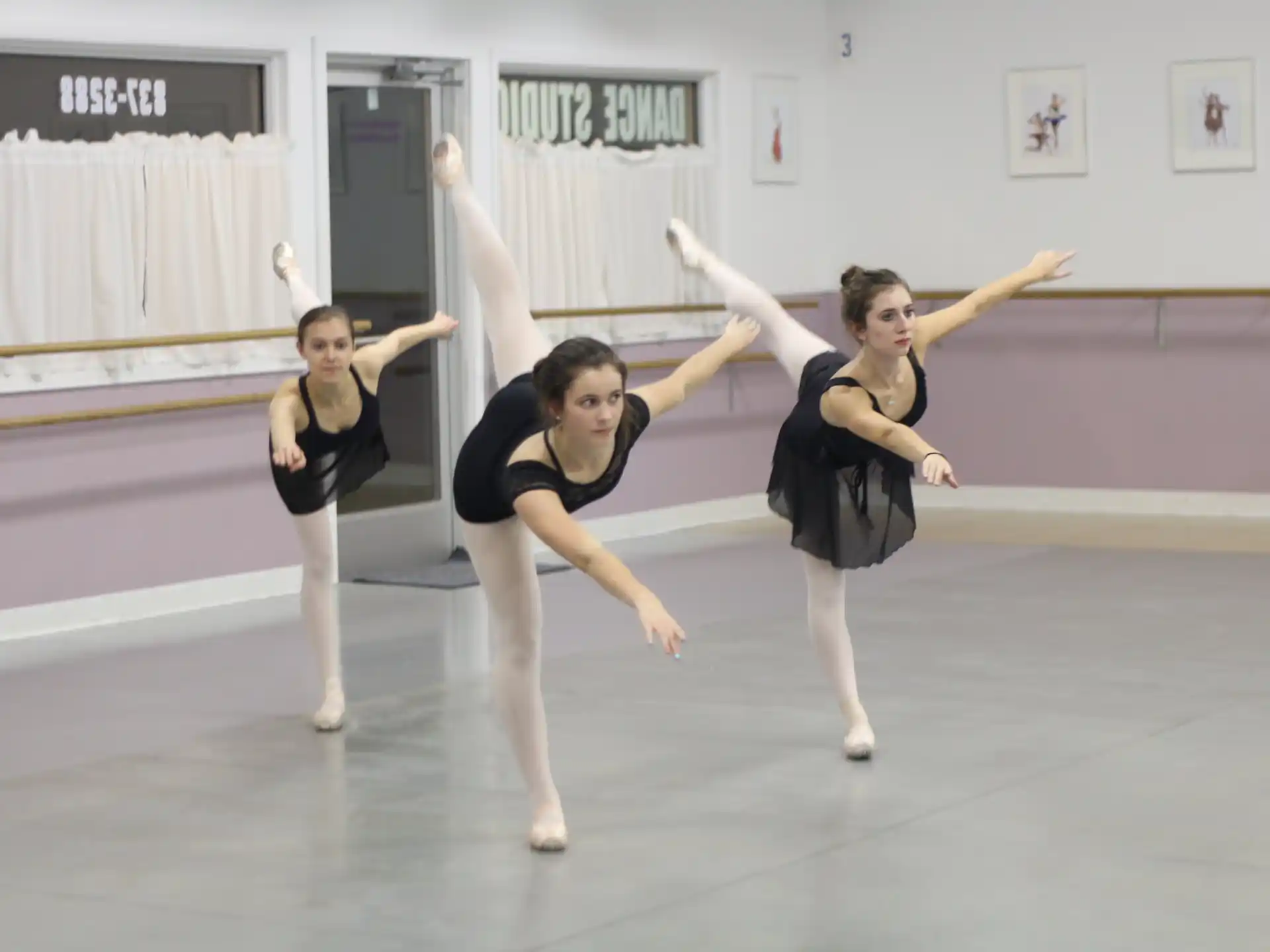 a group of women dancing