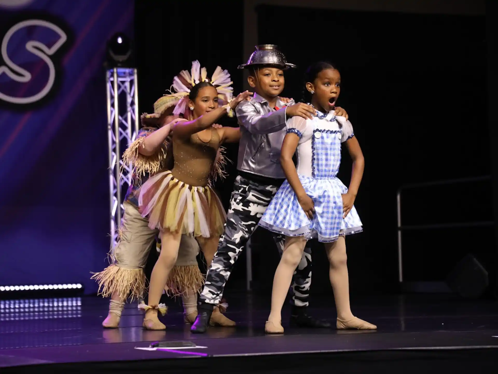 a group of people on a stage