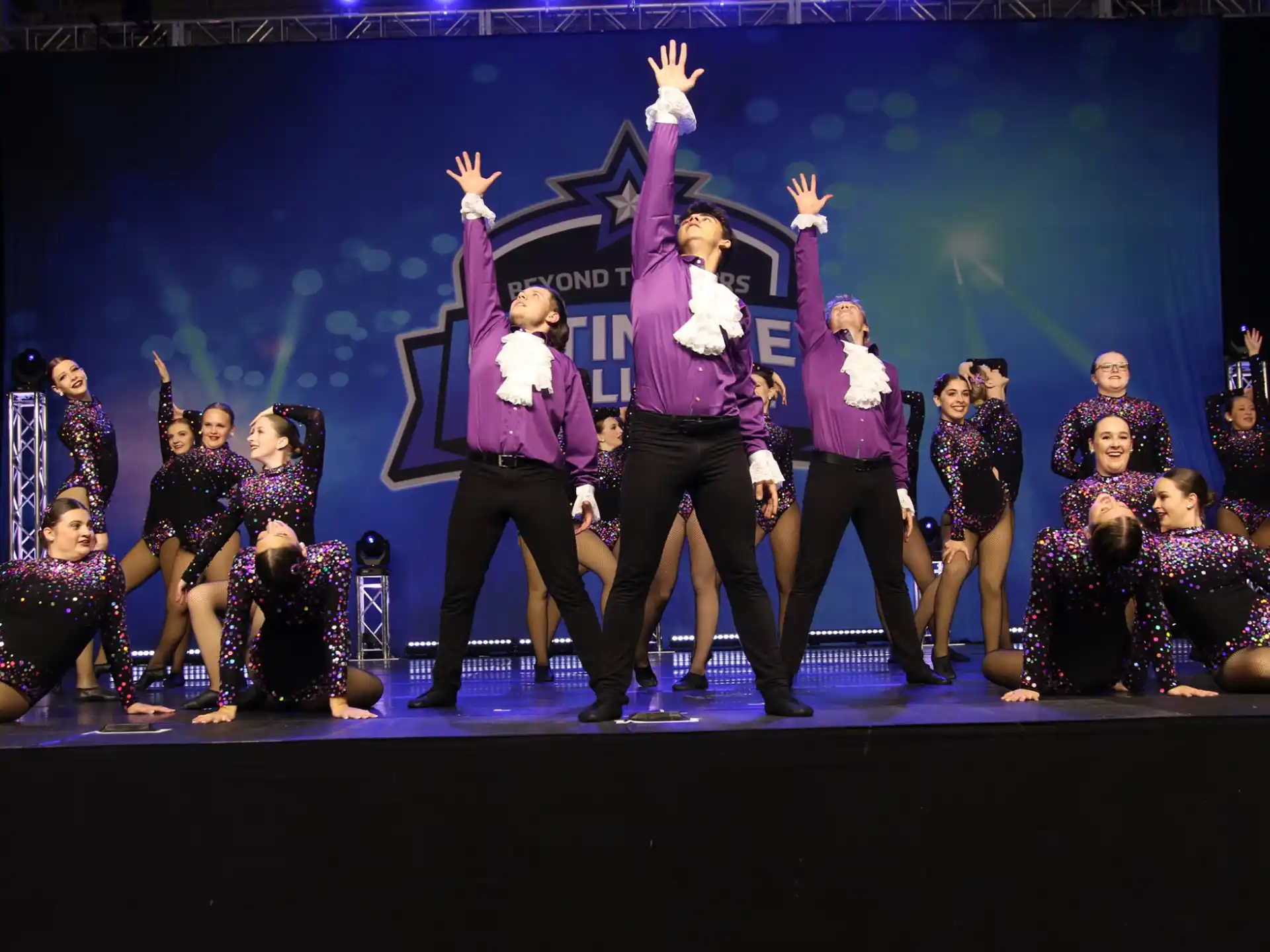 a group of people on a stage