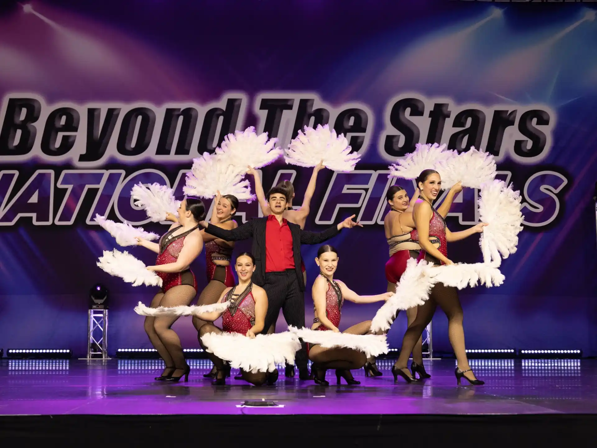 a group of people on a stage