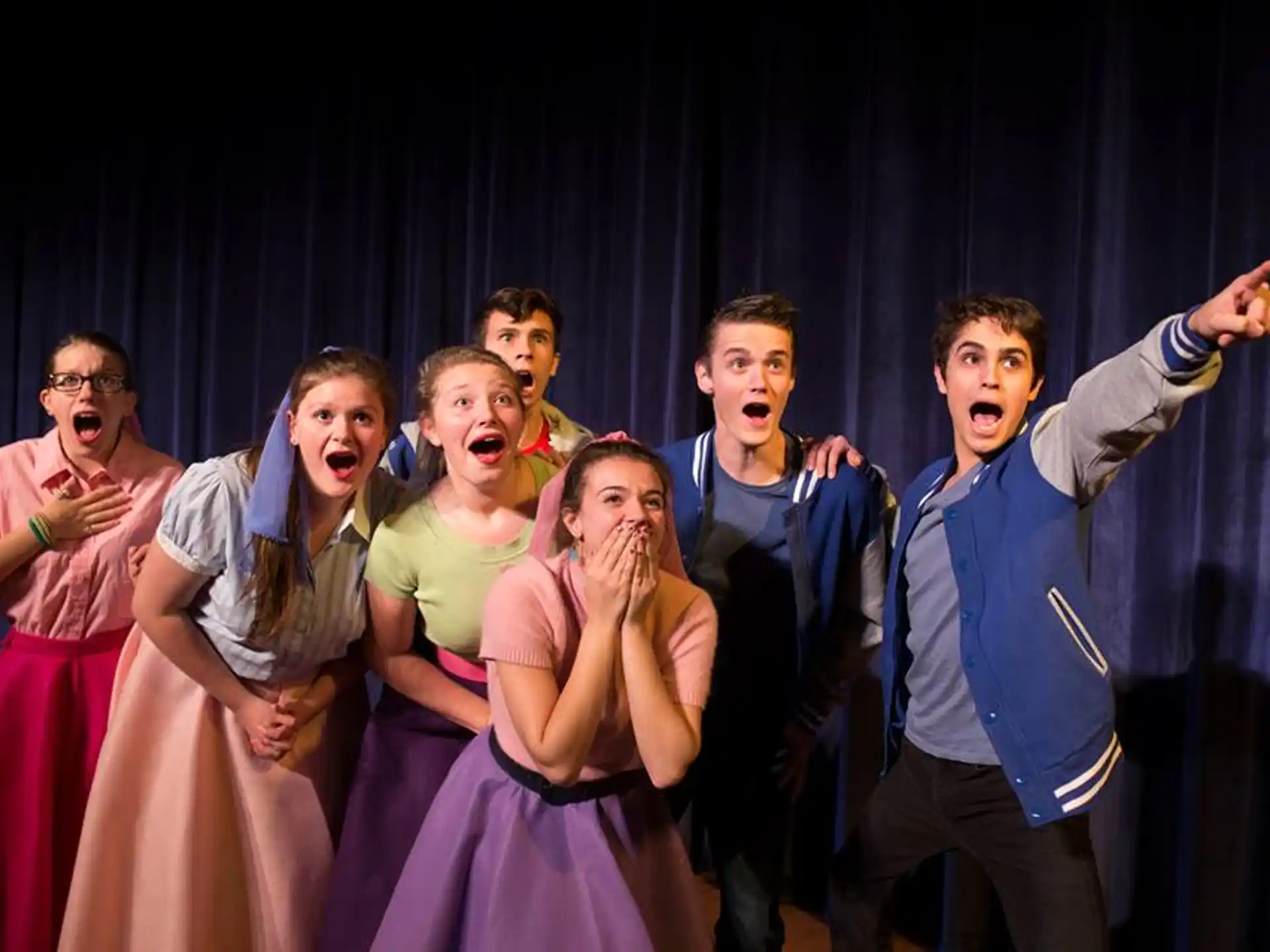 a group of people dancing