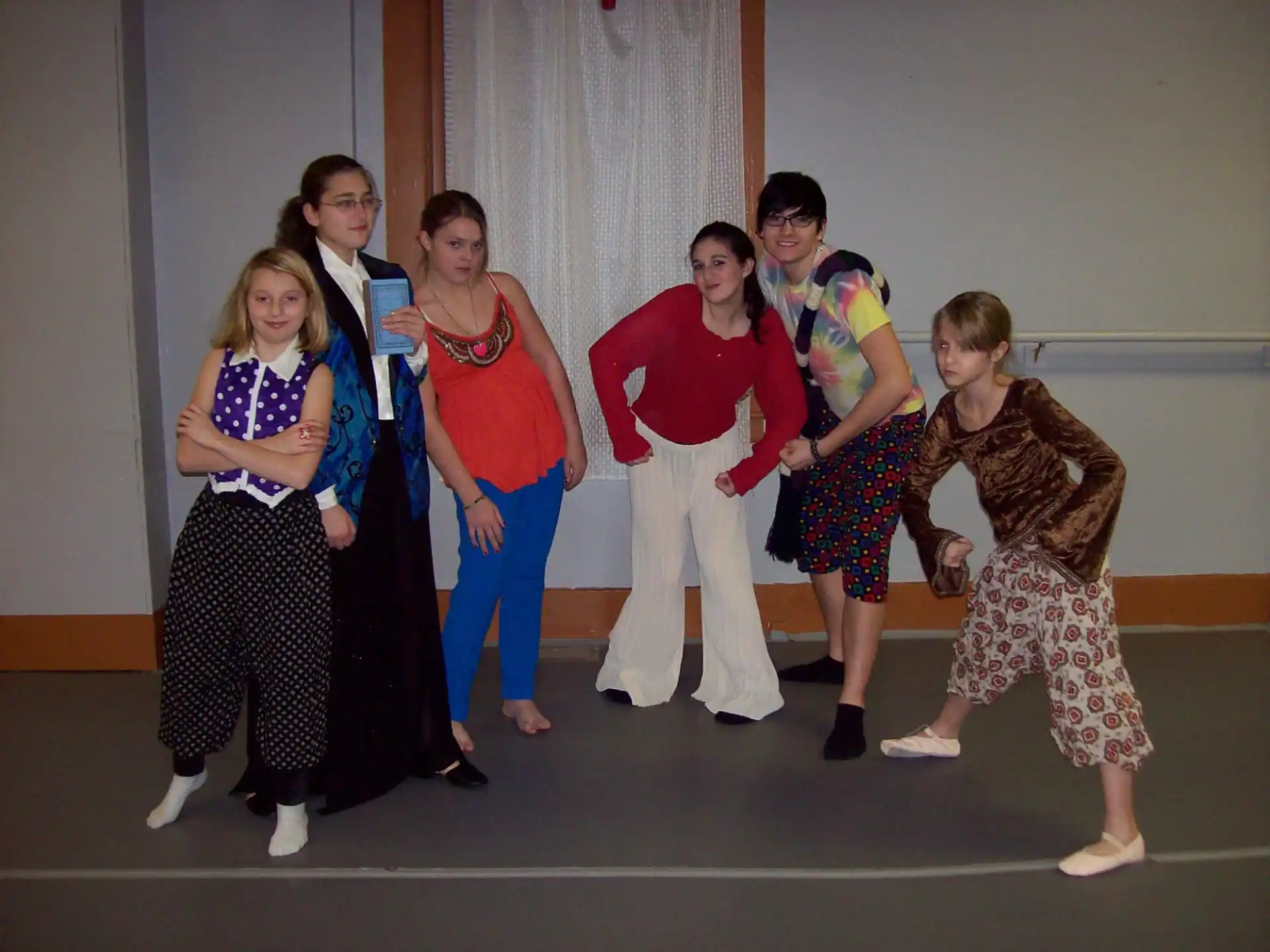 a group of people posing for a photo